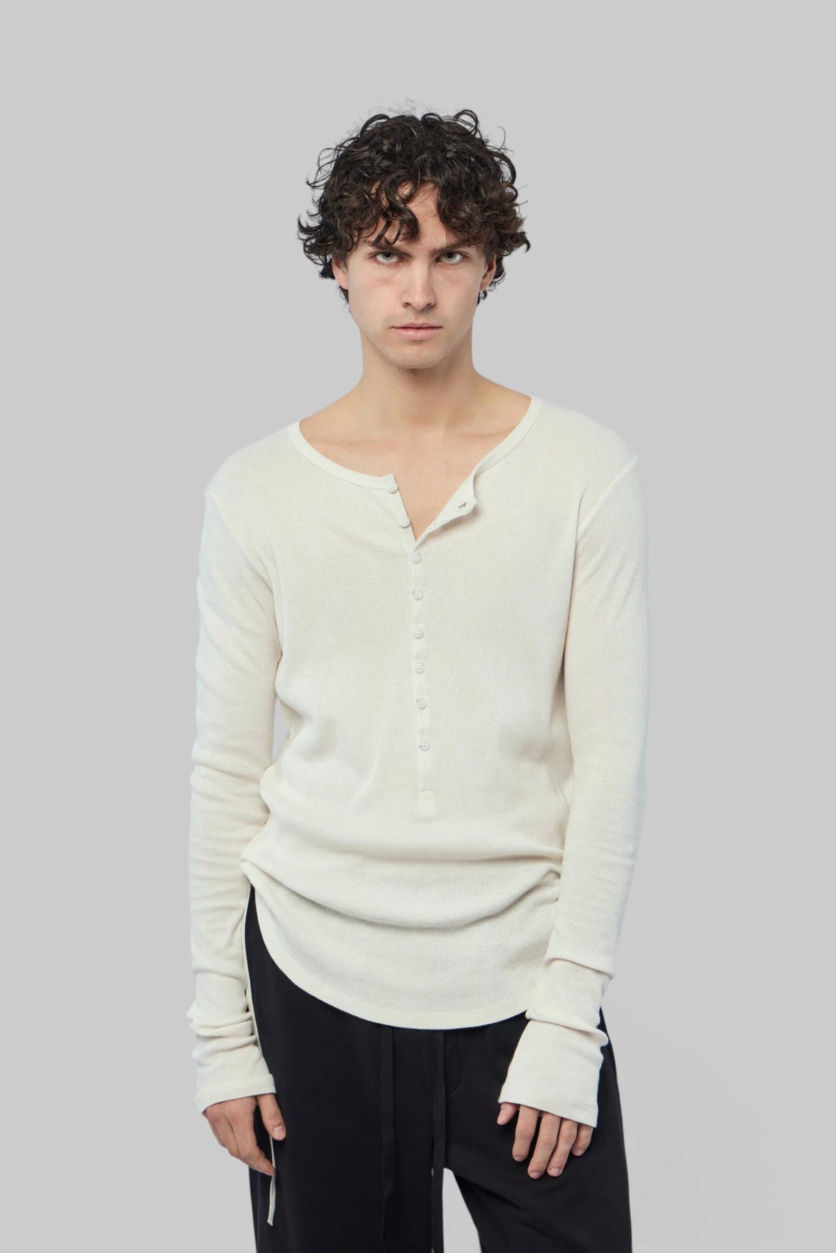 Ann Demeulemeester - Hamar Wrinkled Serafino Top - LABELS