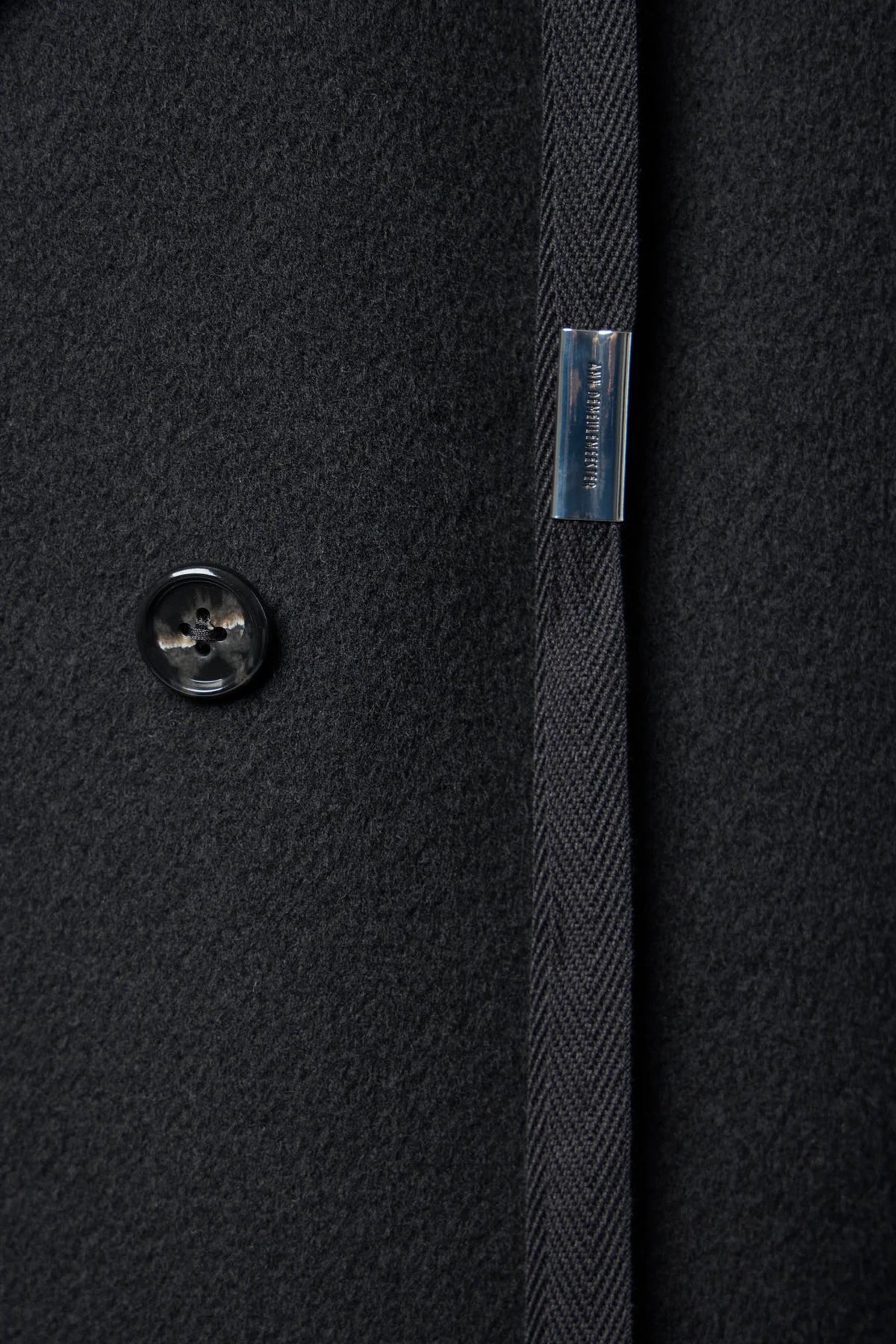 Ann Demeulemeester - Jake High Comfort Pick Lapel Double Breasted Coat - LABELS