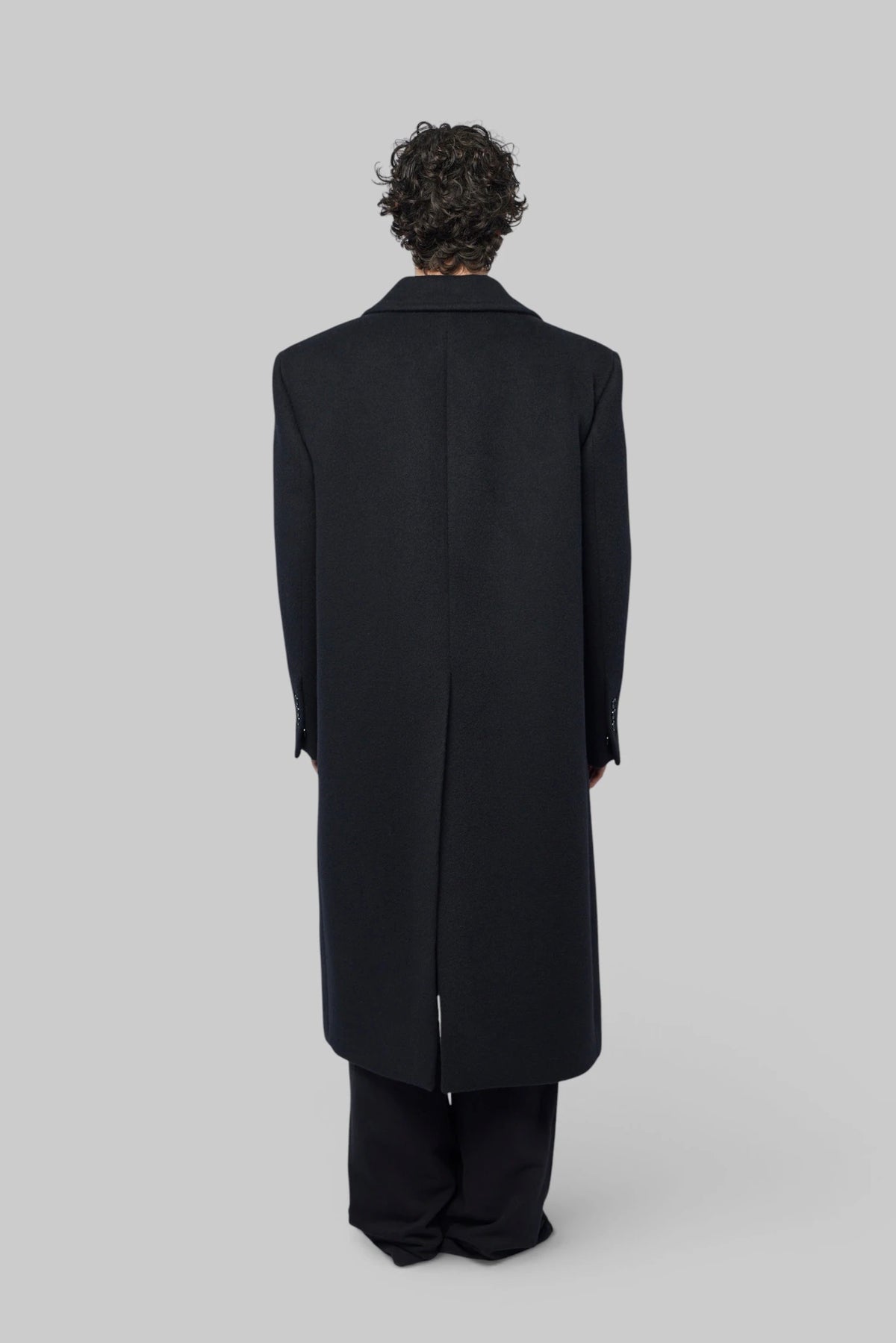 Ann Demeulemeester - Jake High Comfort Pick Lapel Double Breasted Coat - LABELS