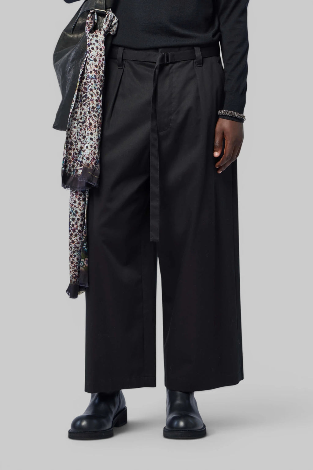 Ann Demeulemeester - Jorge Wide Leg Belted Trousers - LABELS