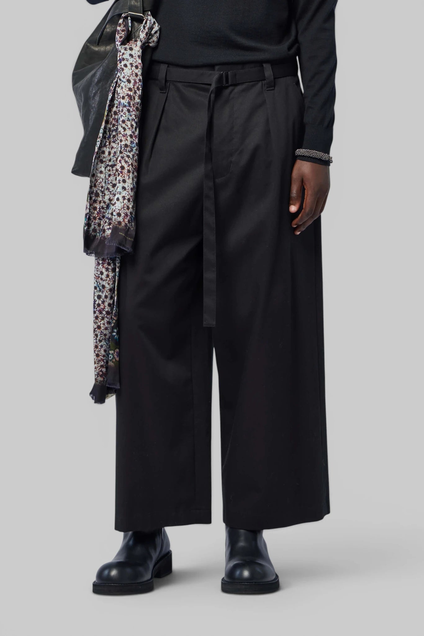 Ann Demeulemeester - Jorge Wide Leg Belted Trousers - LABELS