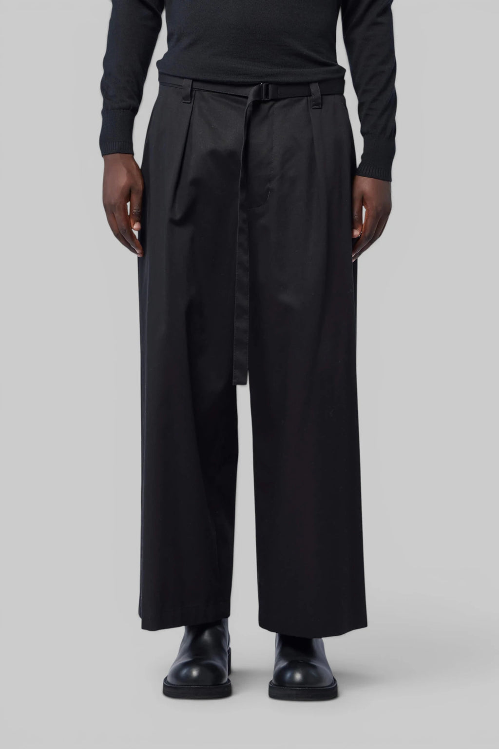 Ann Demeulemeester - Jorge Wide Leg Belted Trousers - LABELS