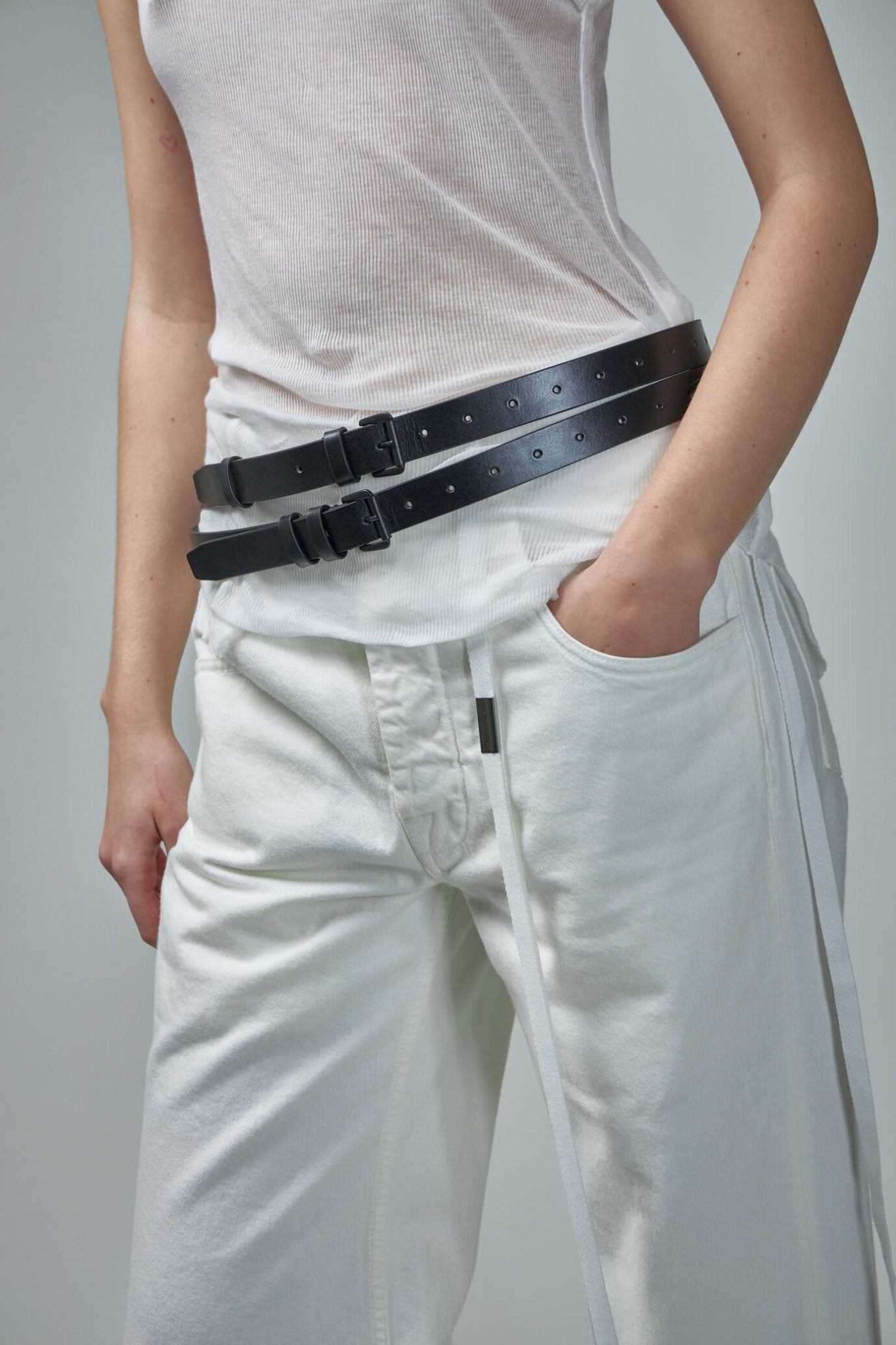 Ann Demeulemeester - Mack Double Belt - LABELS