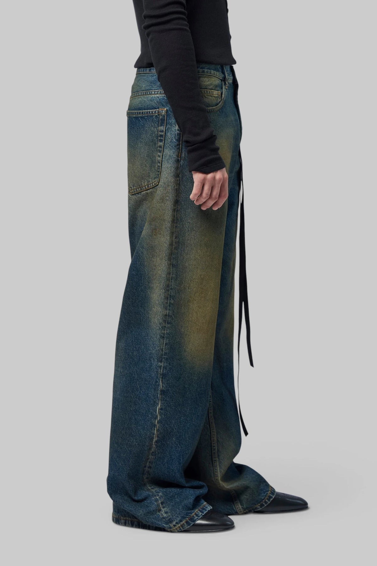 Ann Demeulemeester - Modest 5-pockets Relaxed Flared Trousers - LABELS