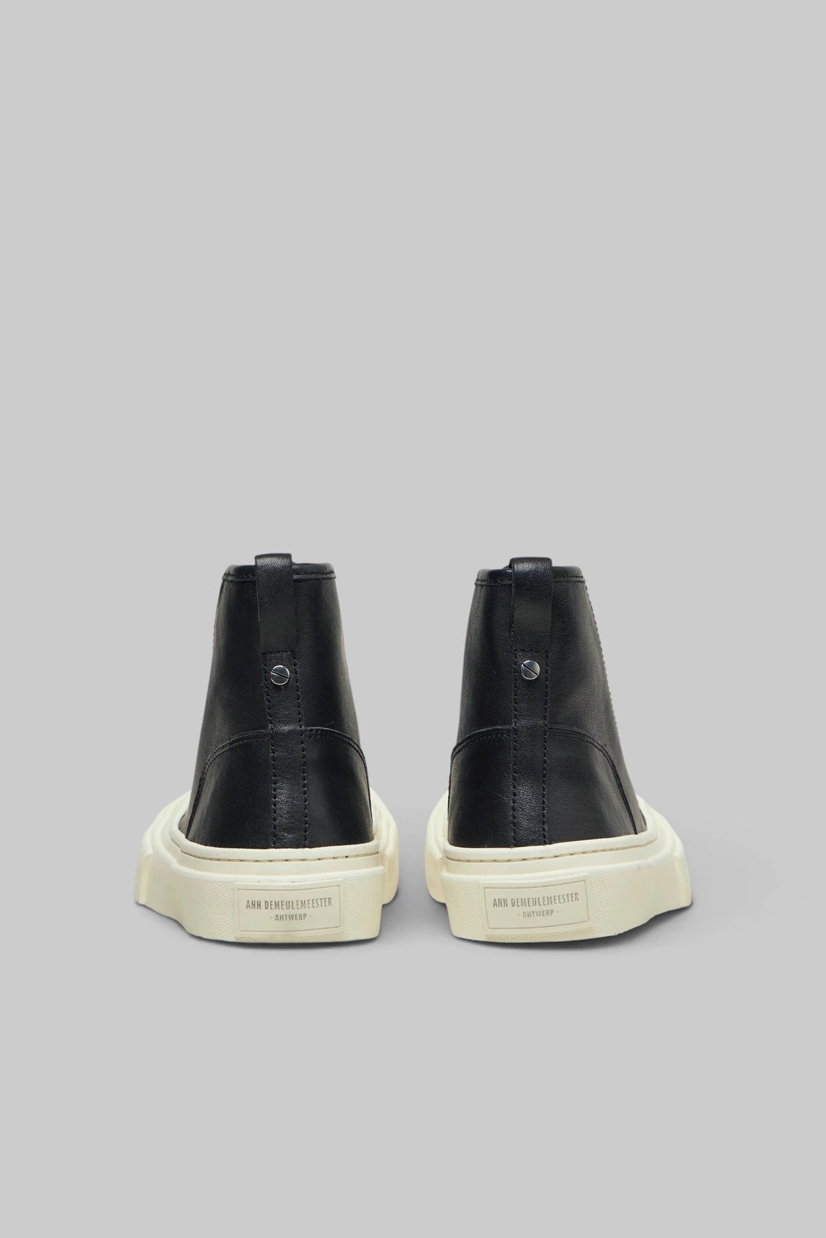 Ann Demeulemeester - Ycke Vulcanized Mid-top Sneakers with Ribbon - LABELS
