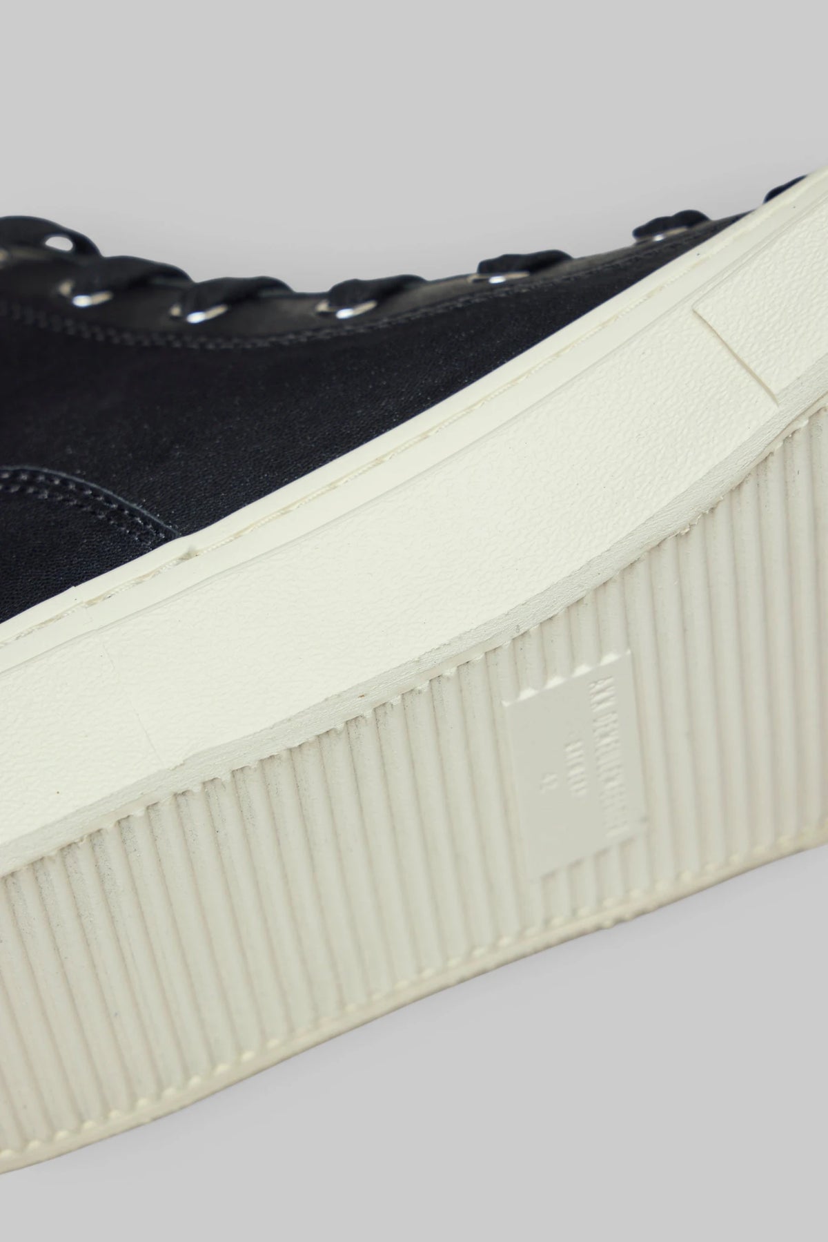 Ann Demeulemeester - Ycke Vulcanized Mid-top Sneakers with Ribbon - LABELS