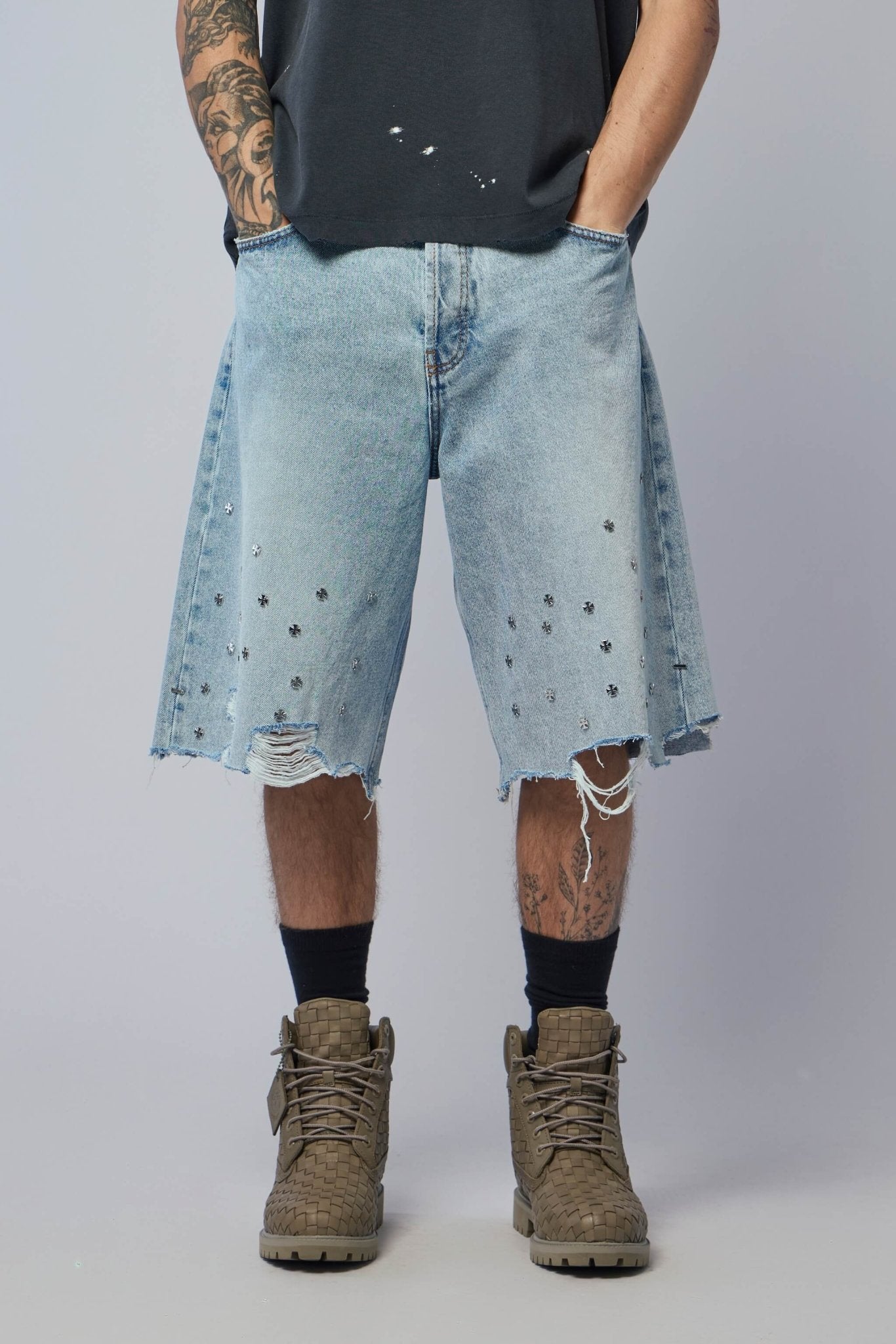 Askyurself Cargo Jeans - Cross Pin Baggy Style – LABELS