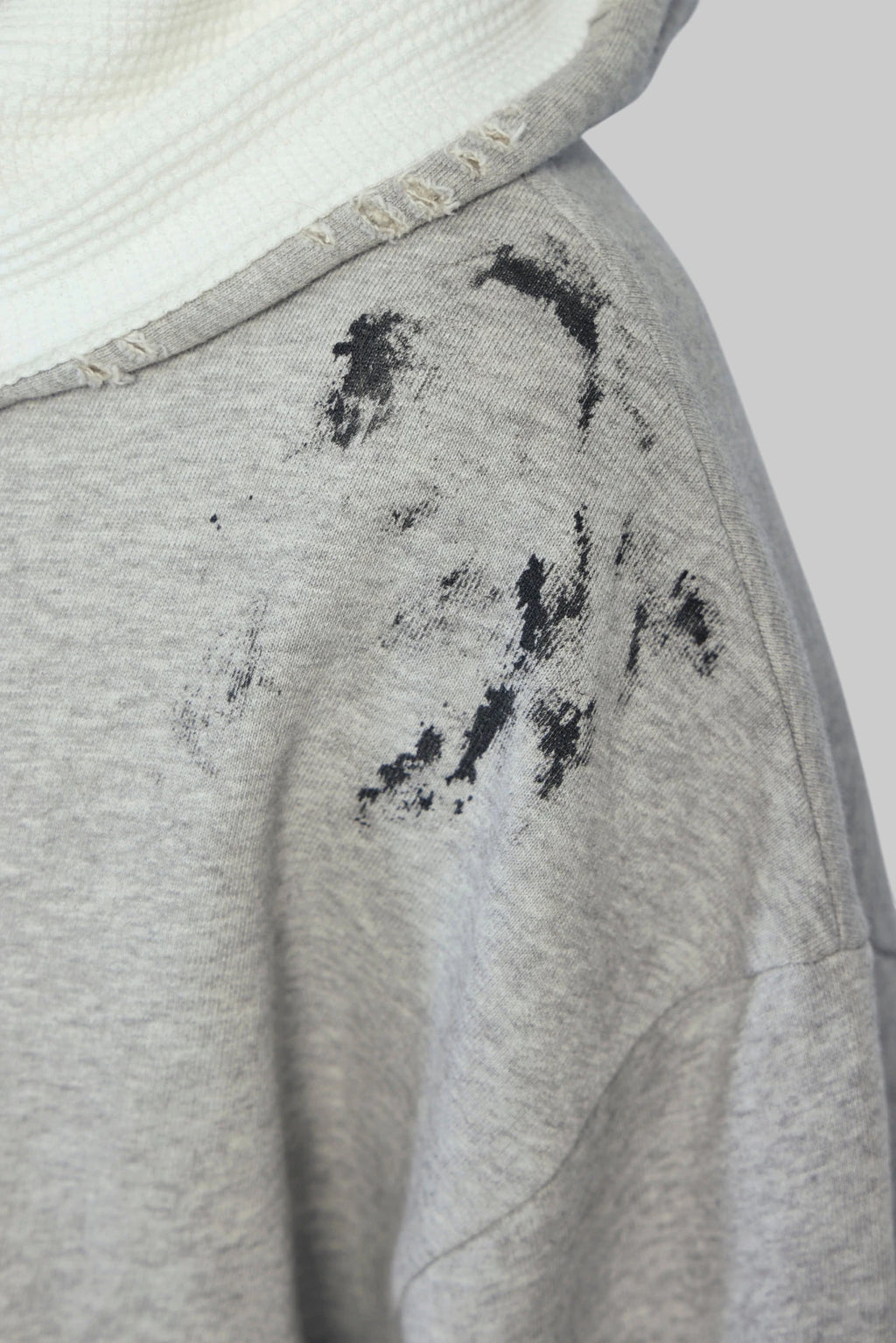 Askyurself - Cross Slit Waffle Zip Hoodie - LABELS