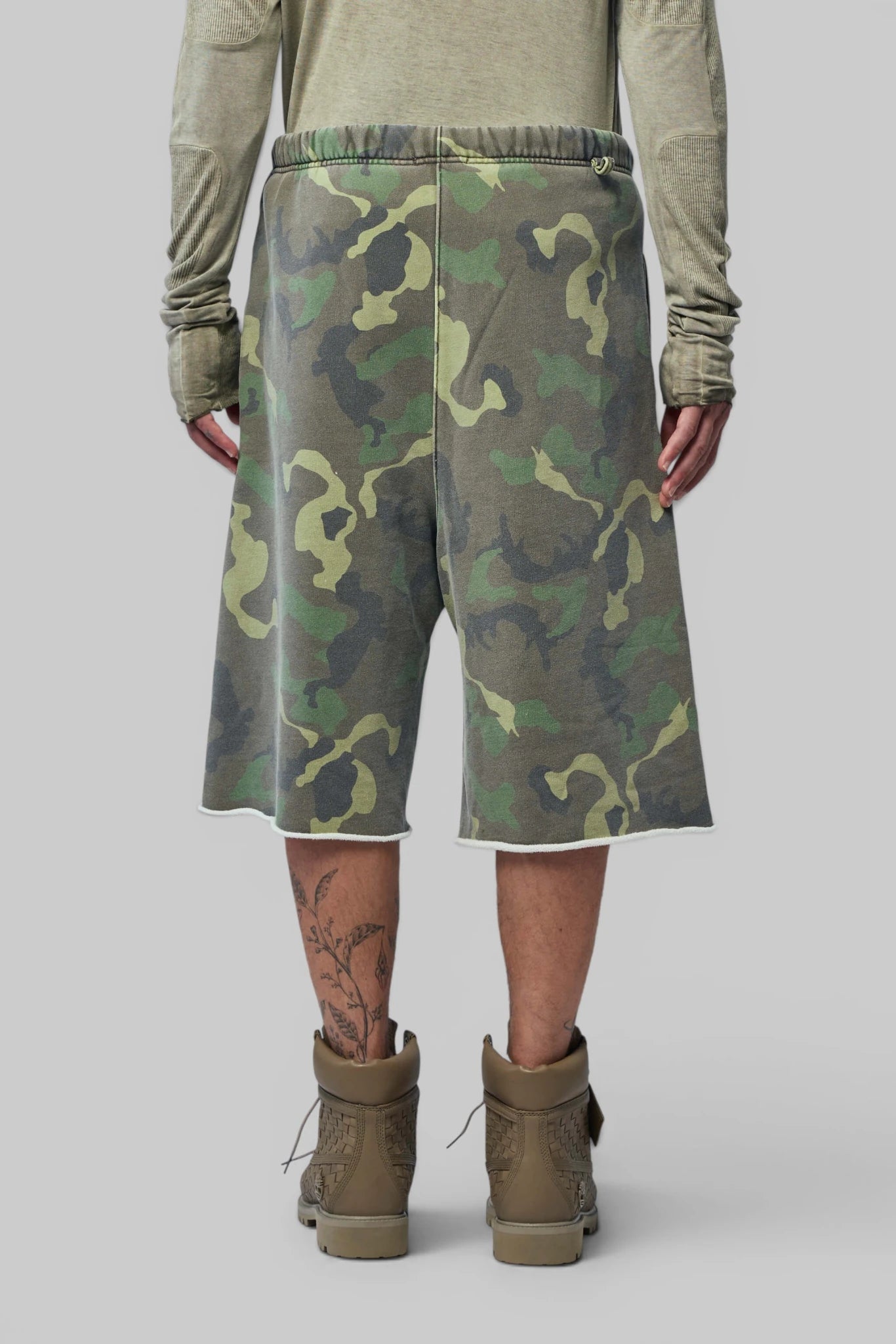 Askyurself - Goth Vintage Baggy Fleece Shorts - LABELS