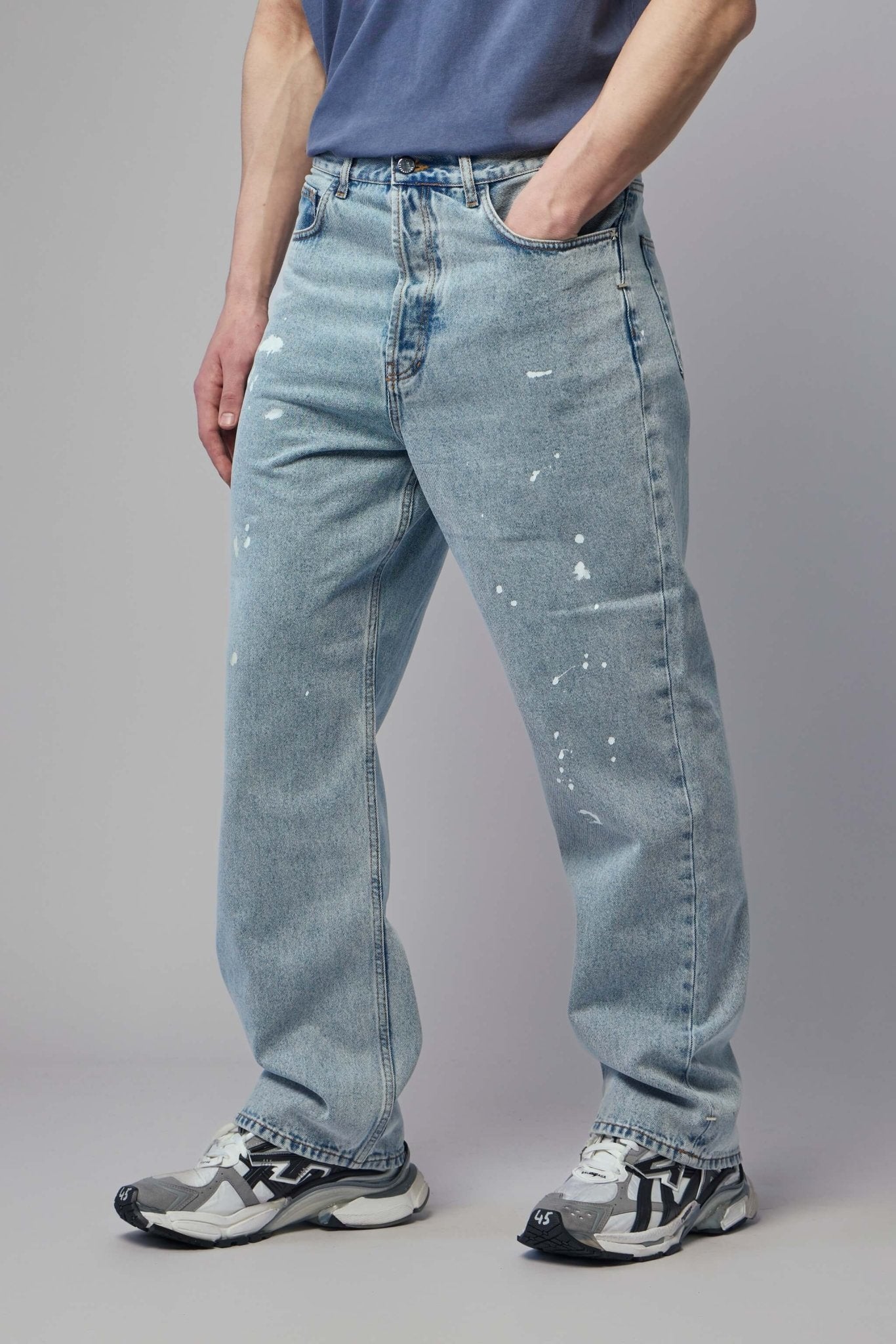 Askyurself - Paint Splatter Baggy Jeans - LABELS