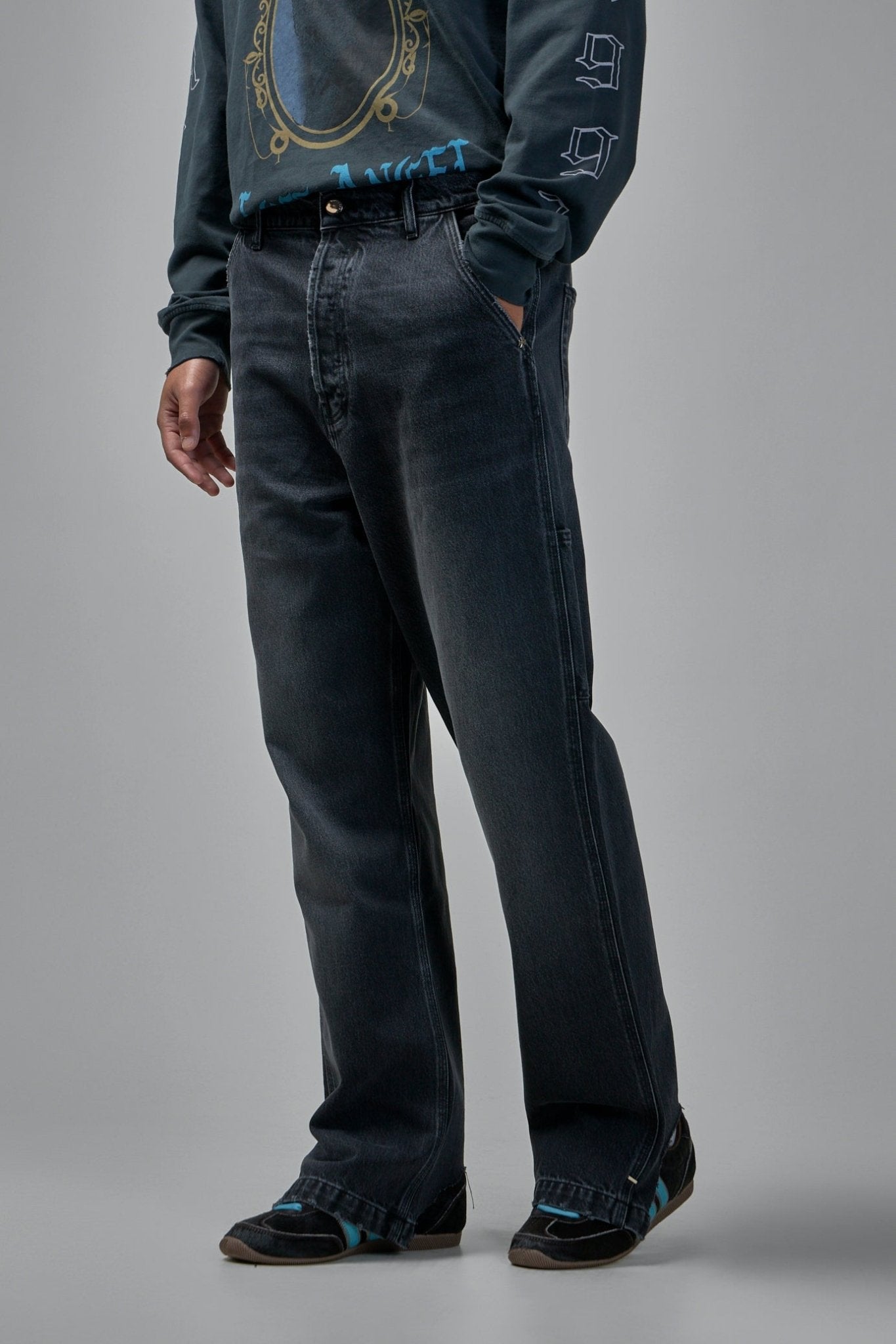 Askyurself - Phrase Work Zip Denim - LABELS