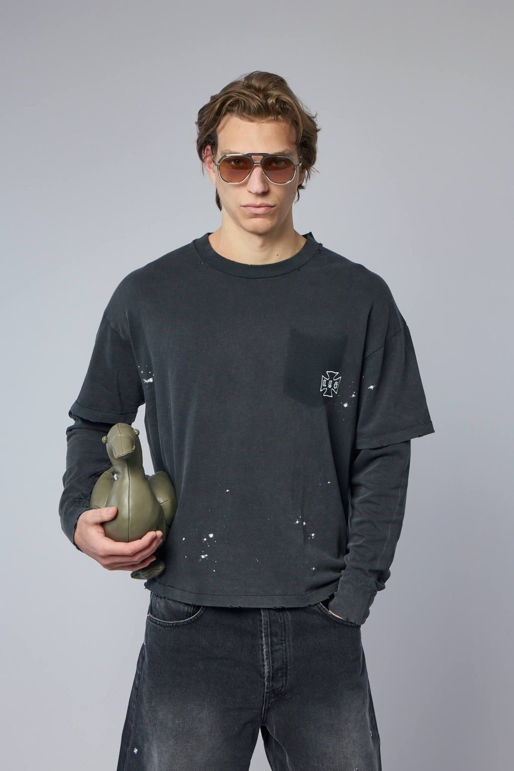 Askyurself - Stained Pocket Ls - LABELS