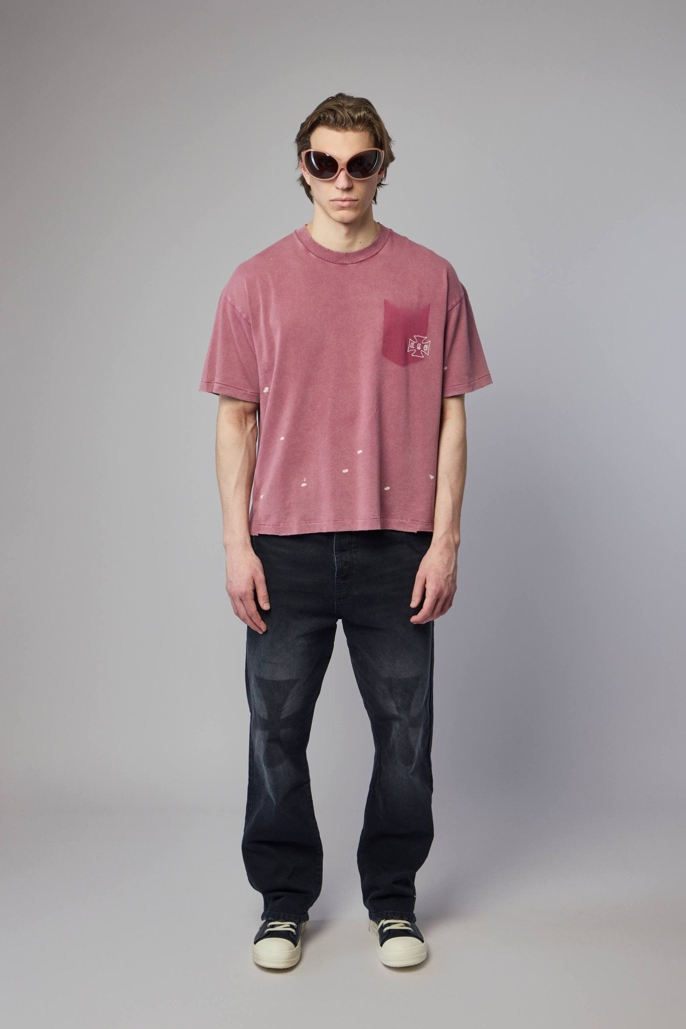 Askyurself - Stained Pocket T - LABELS