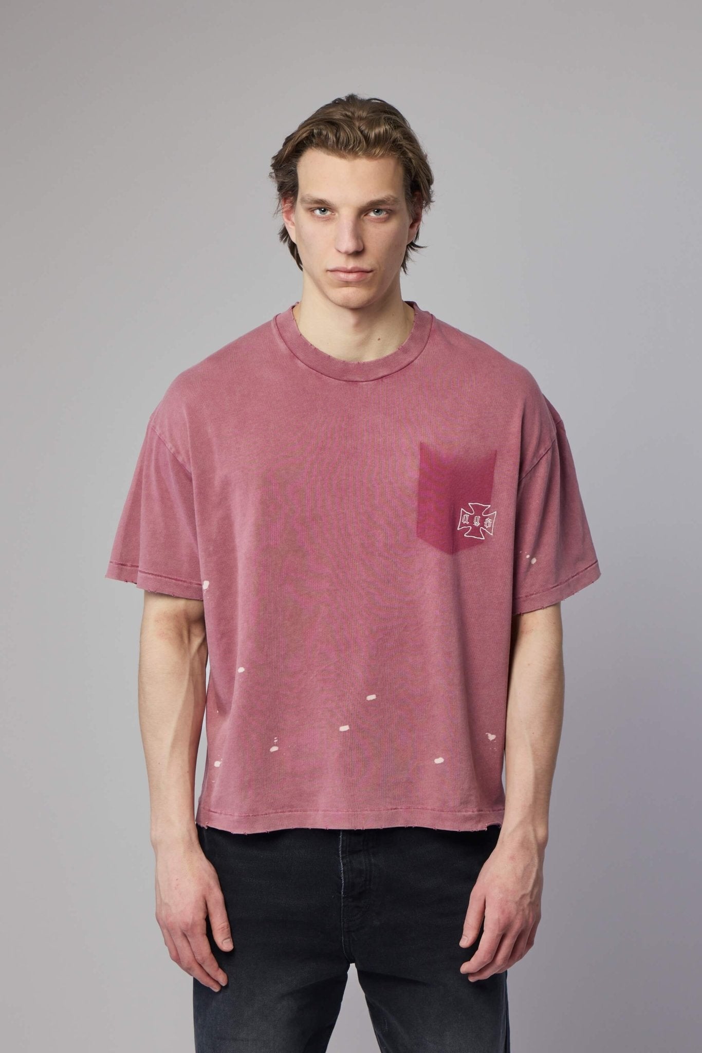 Askyurself - Stained Pocket T - LABELS