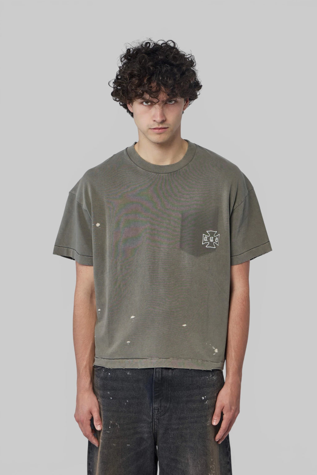 Askyurself - Stained Pocket T - LABELS
