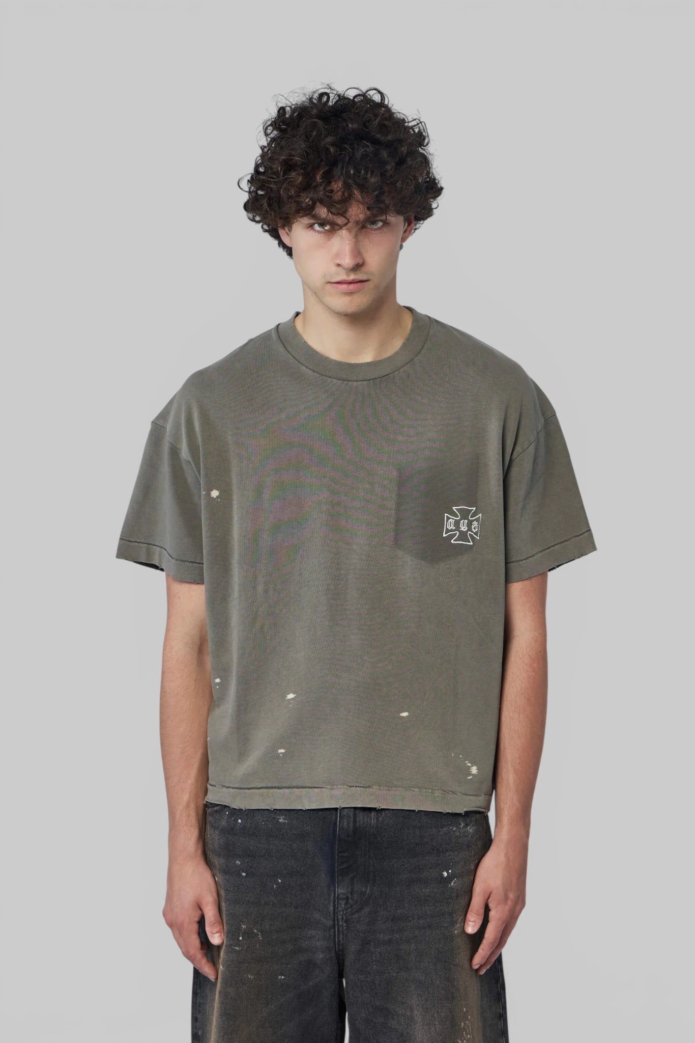Askyurself - Stained Pocket T - LABELS