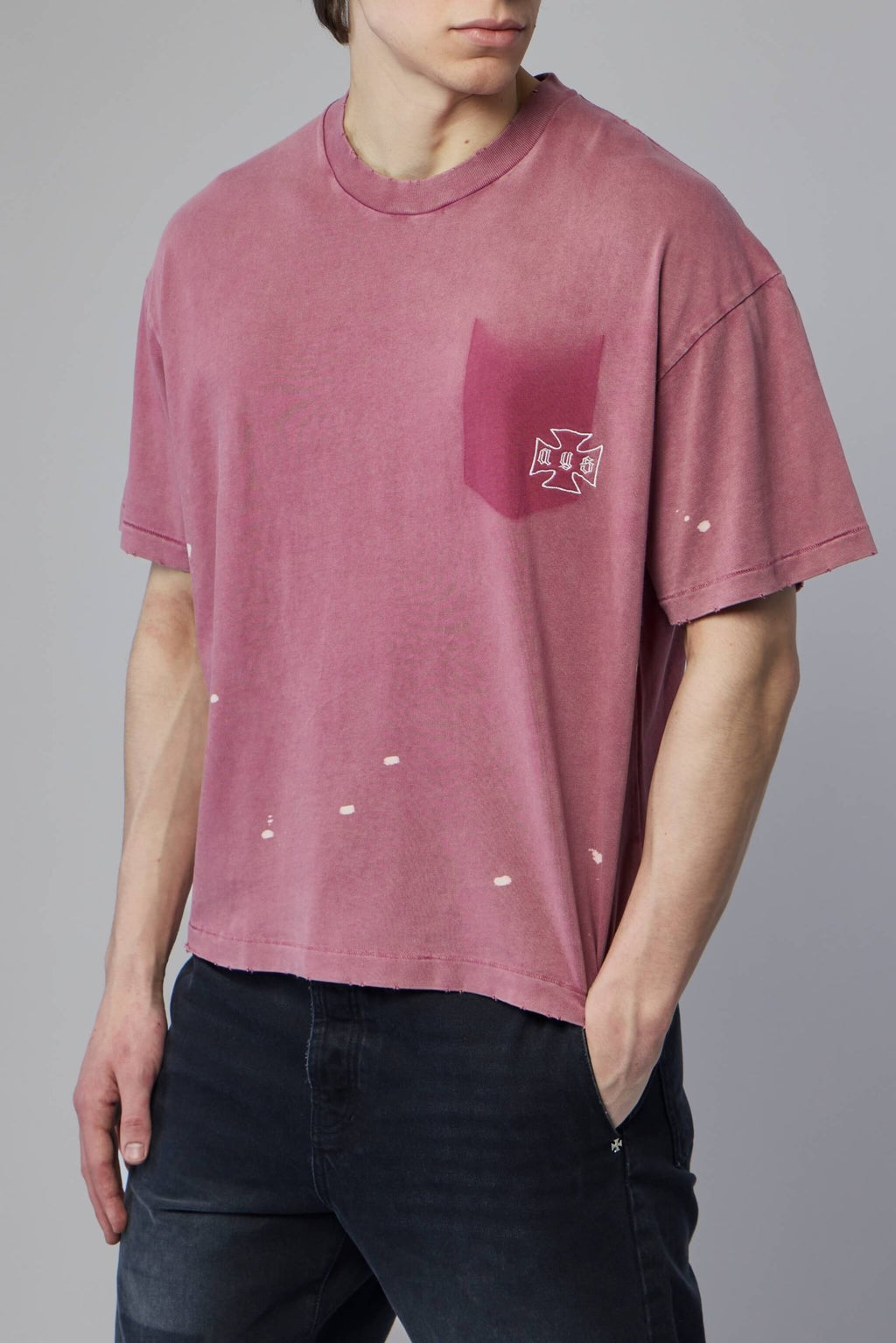 Askyurself - Stained Pocket T - LABELS