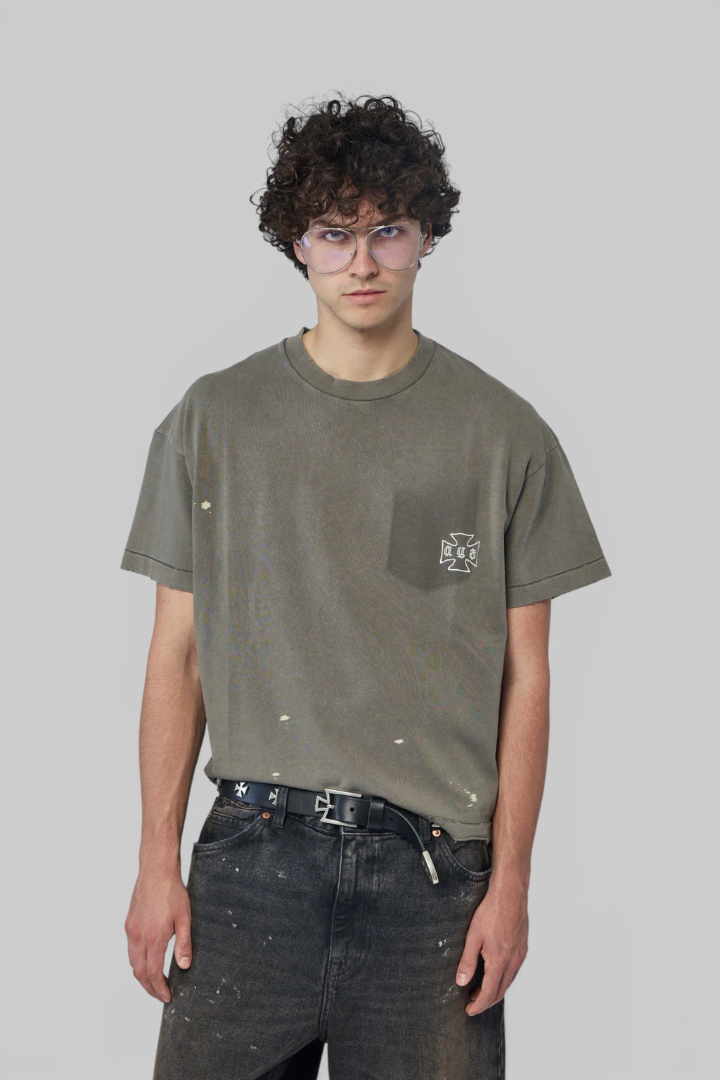 Askyurself - Stained Pocket T - LABELS