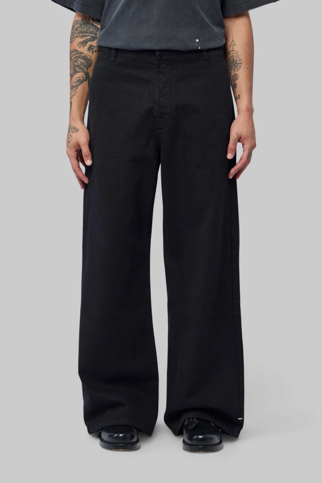 Askyurself - Wide Leg Phrase Baggy Jeans - LABELS