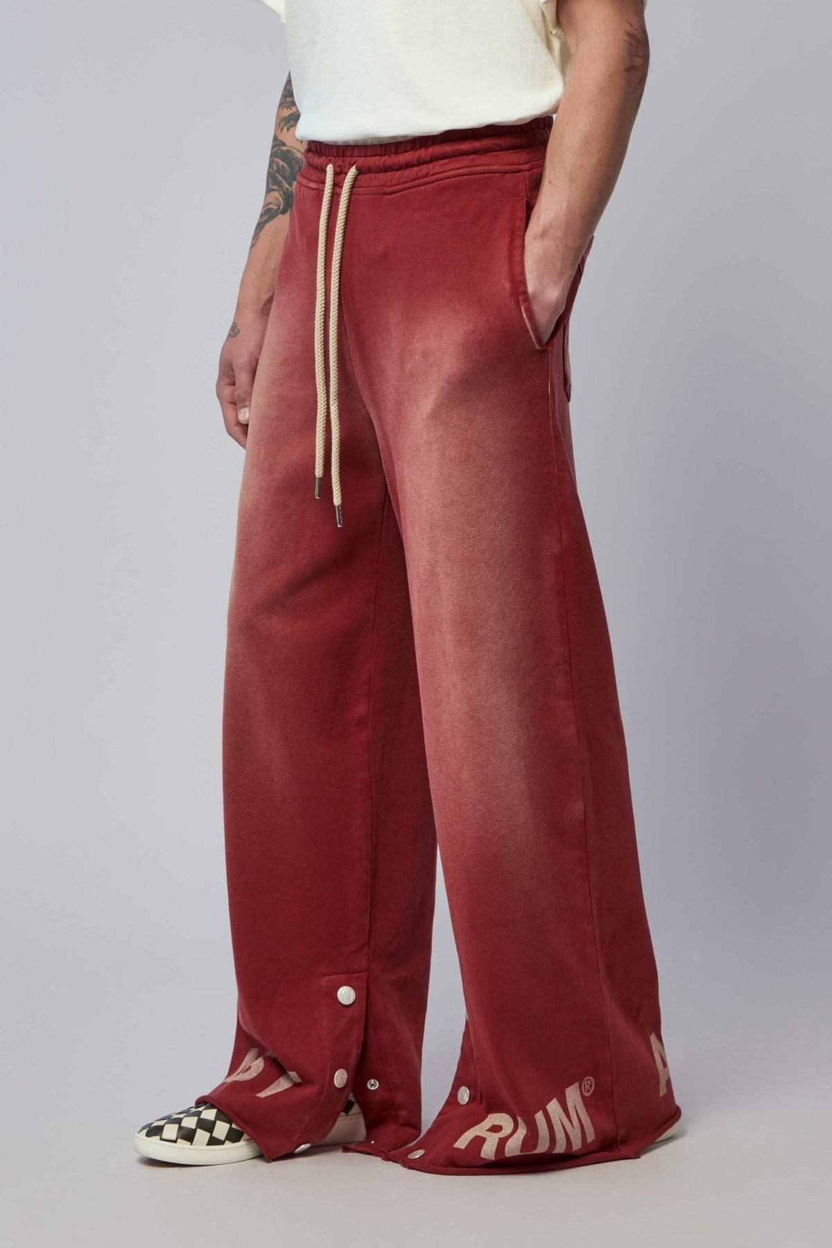 Side pocket detail on Astrum modern track sweatpant