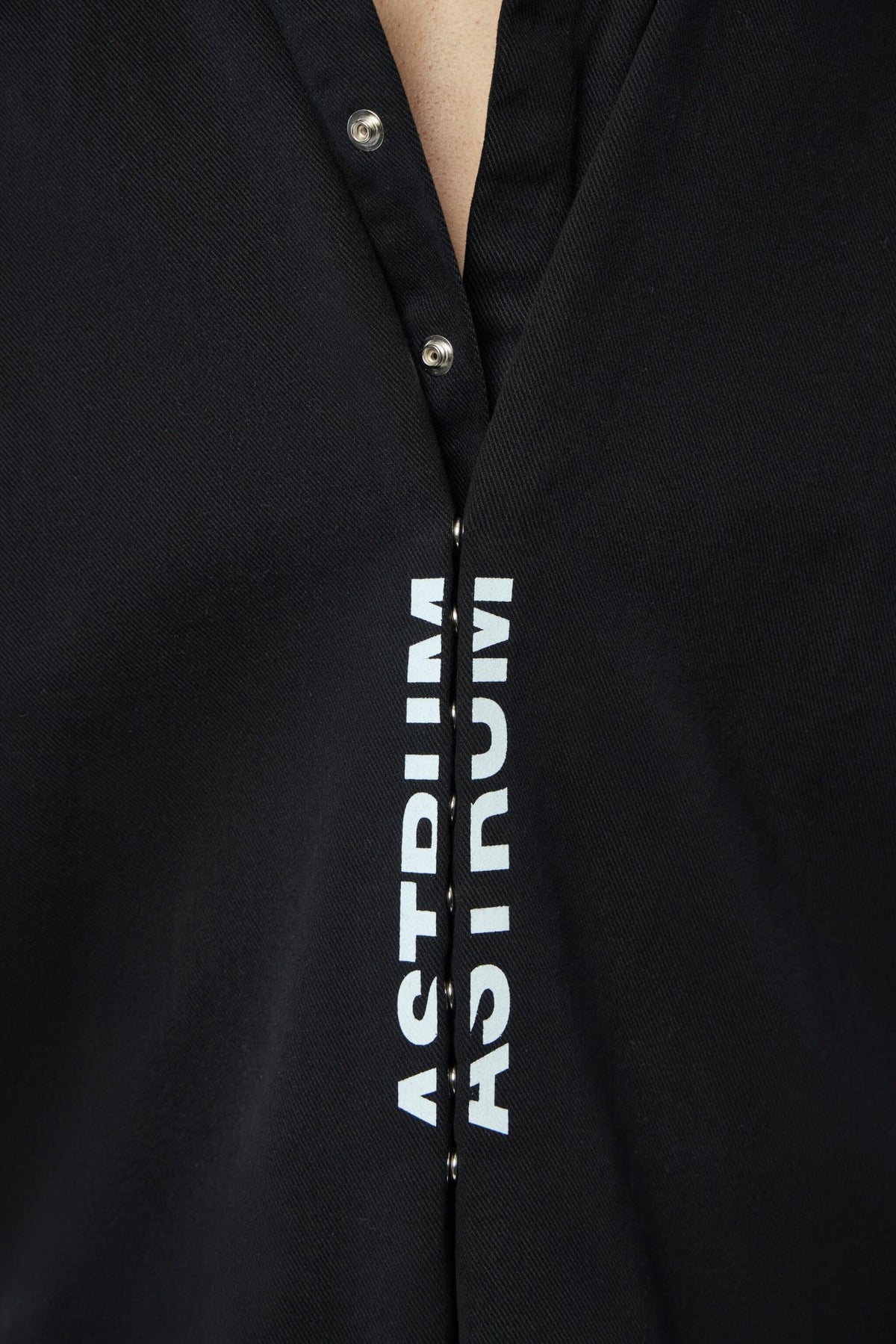 Back view of Astrum cotton shirt showing construction details, view 5