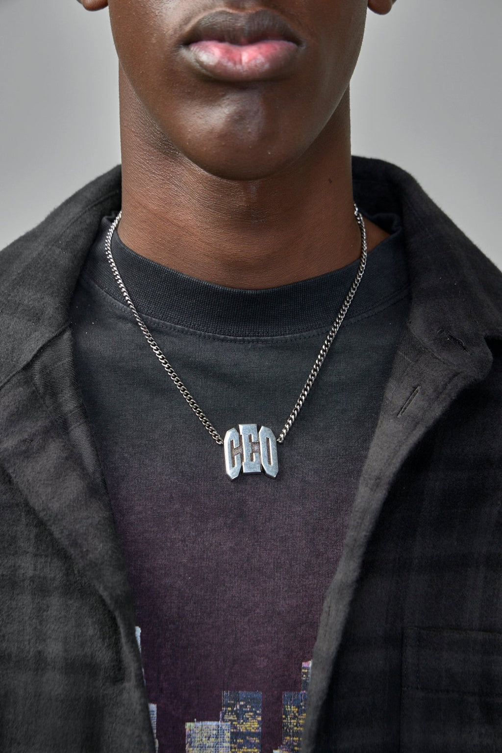 Balenciaga - 3 Letter CEO Necklace - LABELS