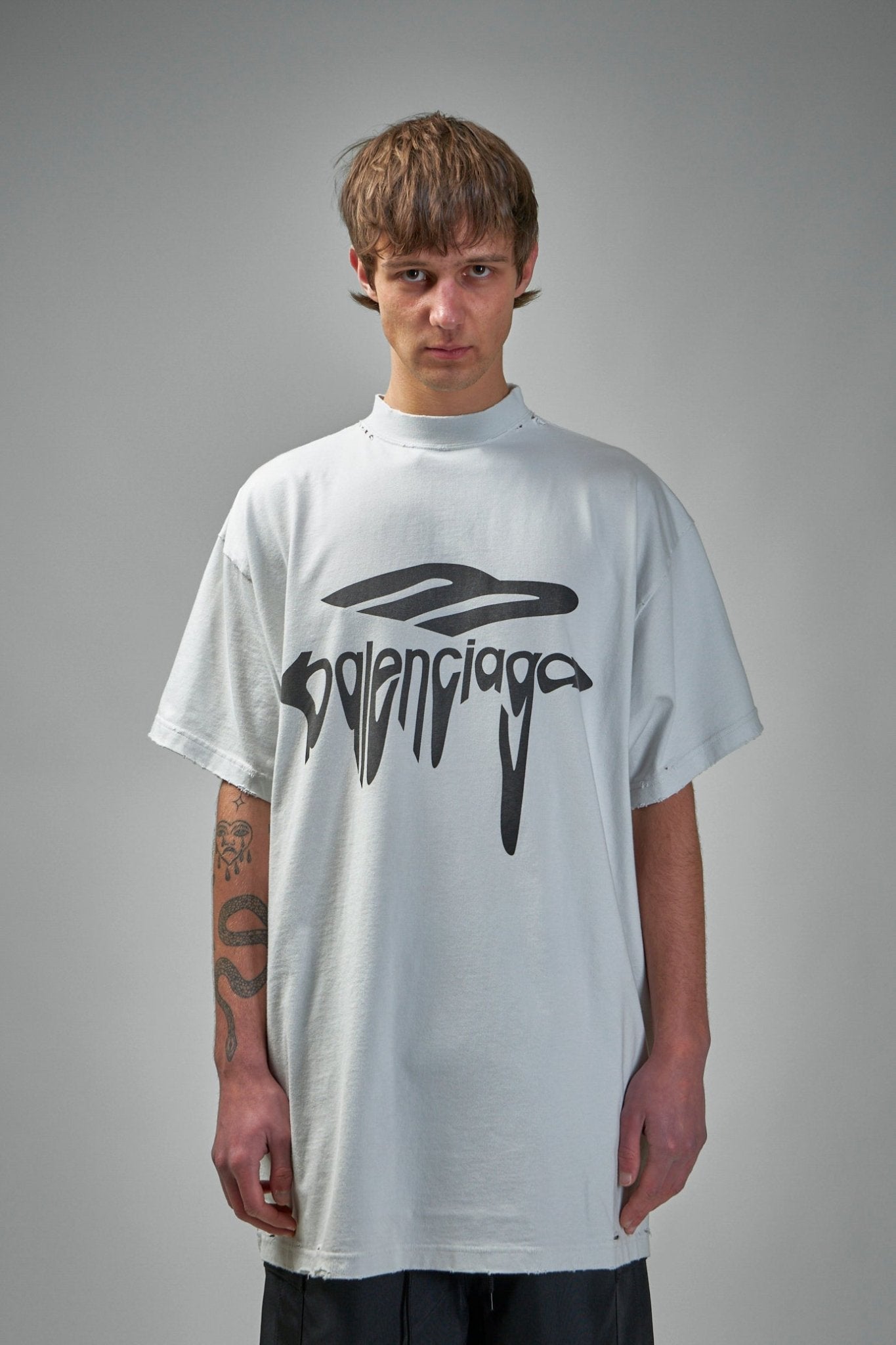 Balenciaga 3B Liquefied T-Shirt Oversized - LABELS