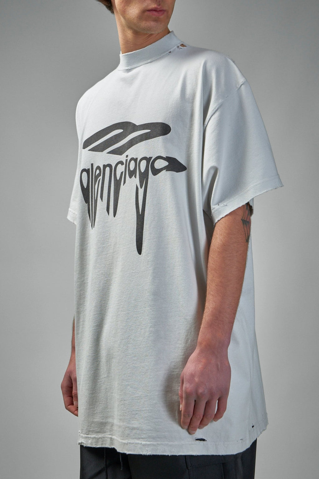 Balenciaga - 3B Liquefied T-Shirt Oversized - LABELS