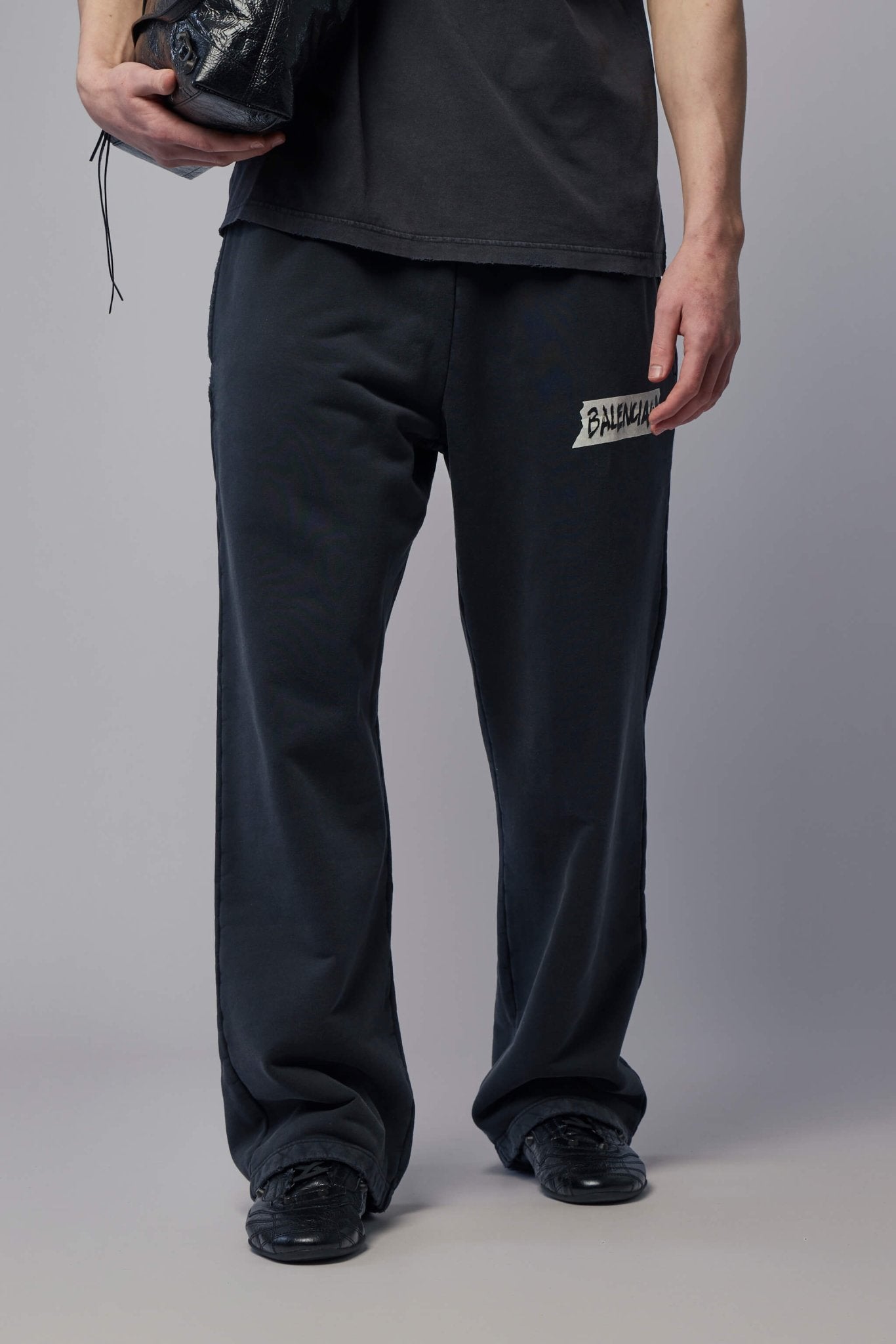 Balenciaga Straight Pants - Baggy Washed Black – LABELS