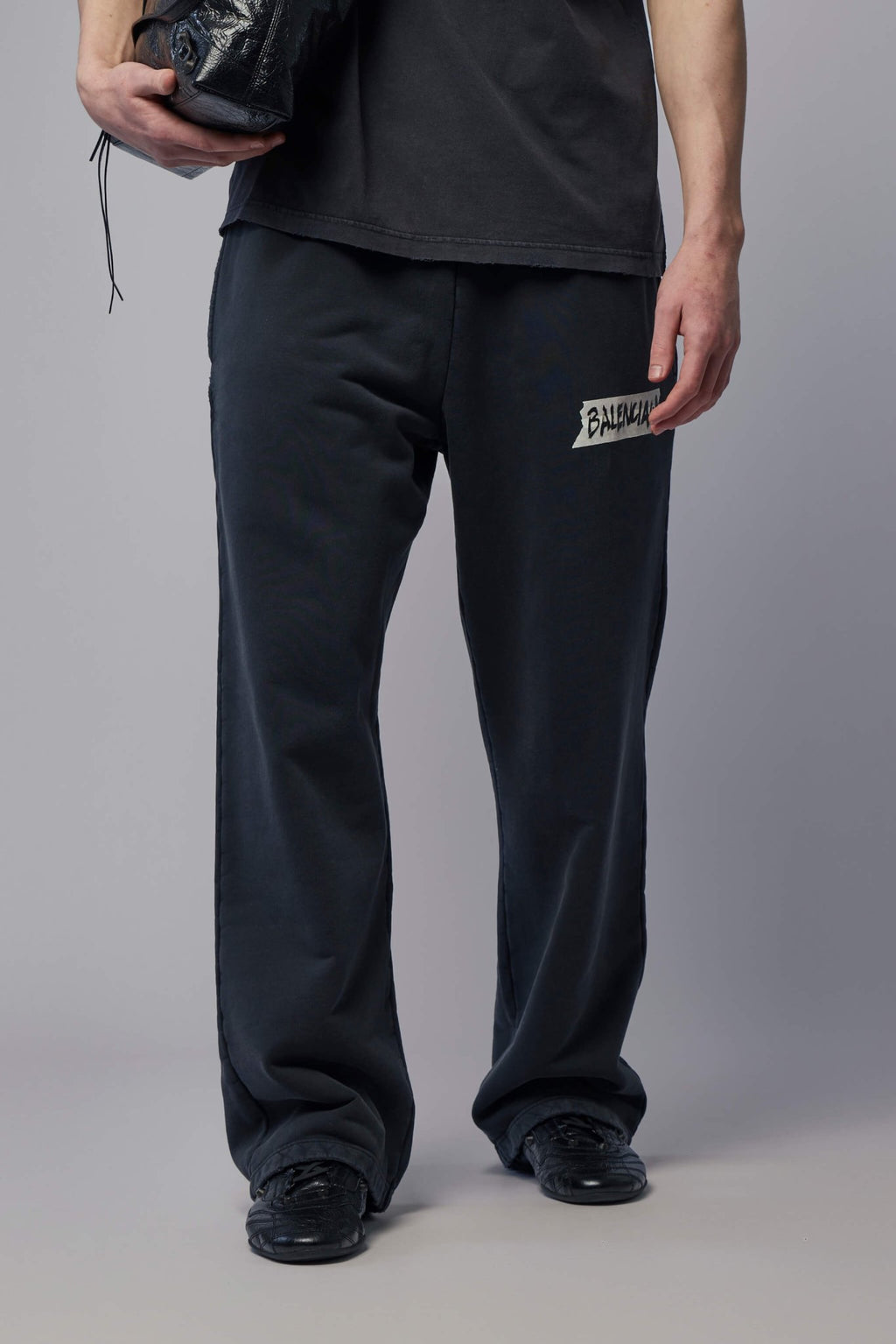 Balenciaga - Baggy Pants Washed Black - LABELS