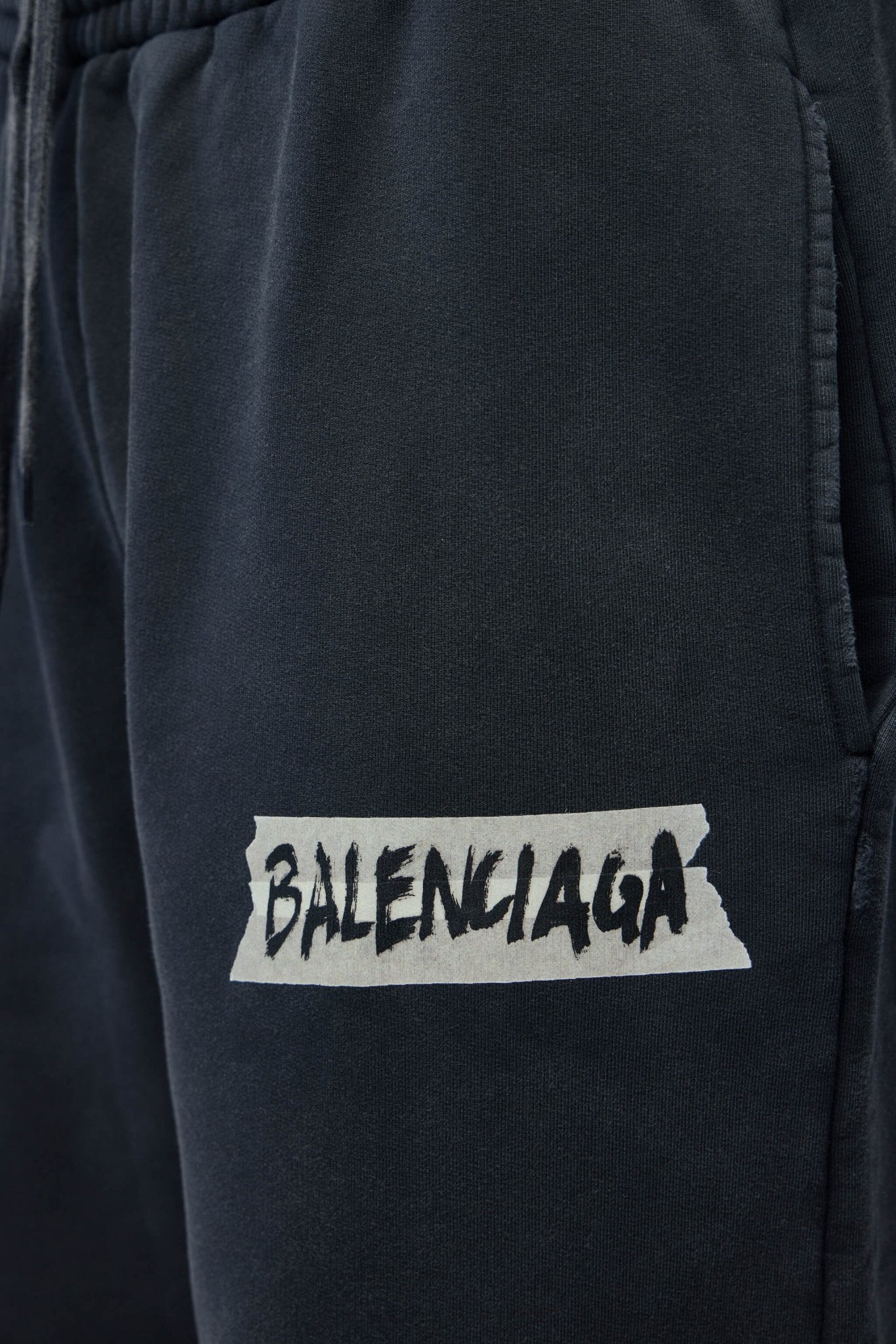 Balenciaga - Baggy Pants Washed Black - LABELS