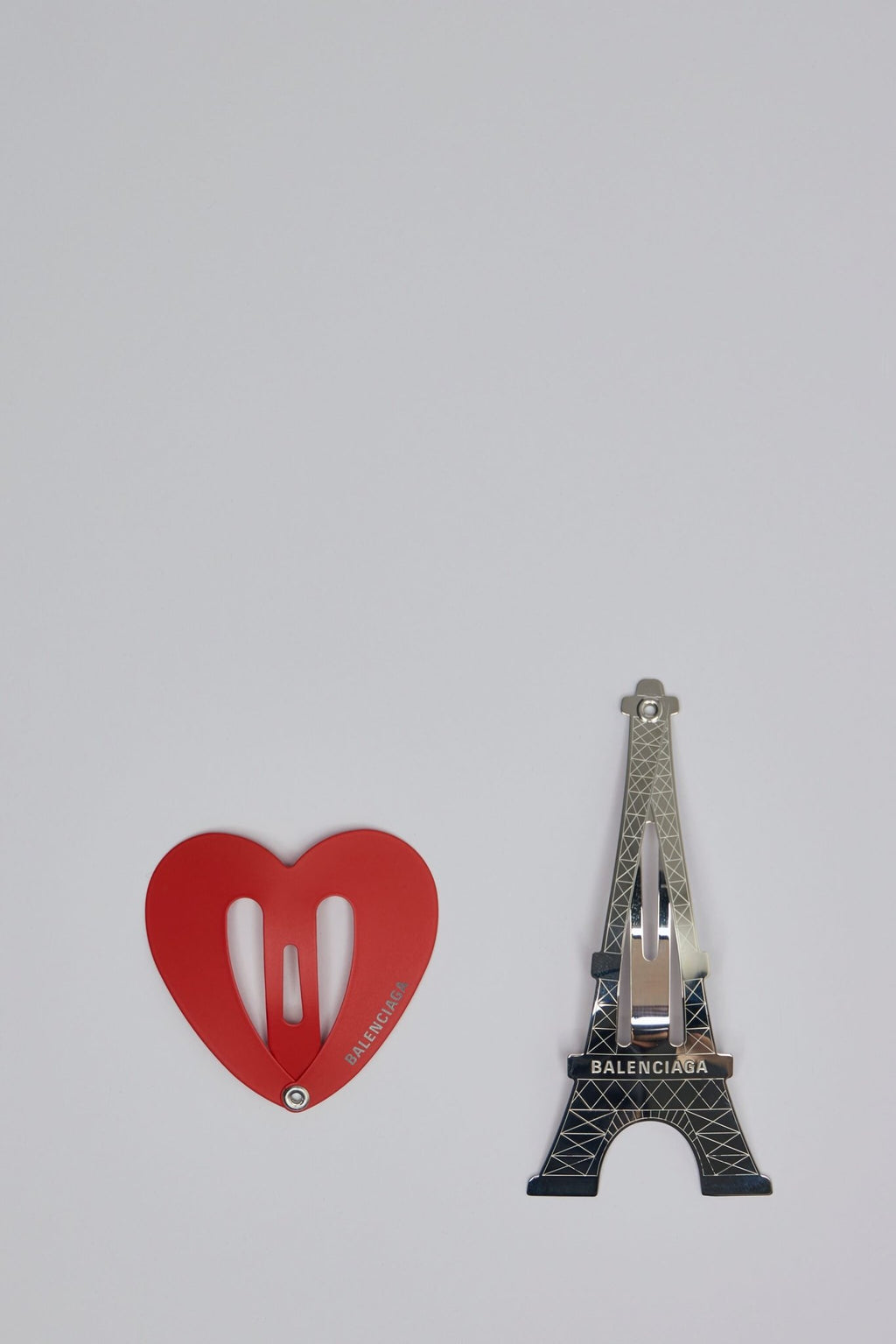 Balenciaga - Bazaar PAR HRT Snap Clip Set 2 - LABELS