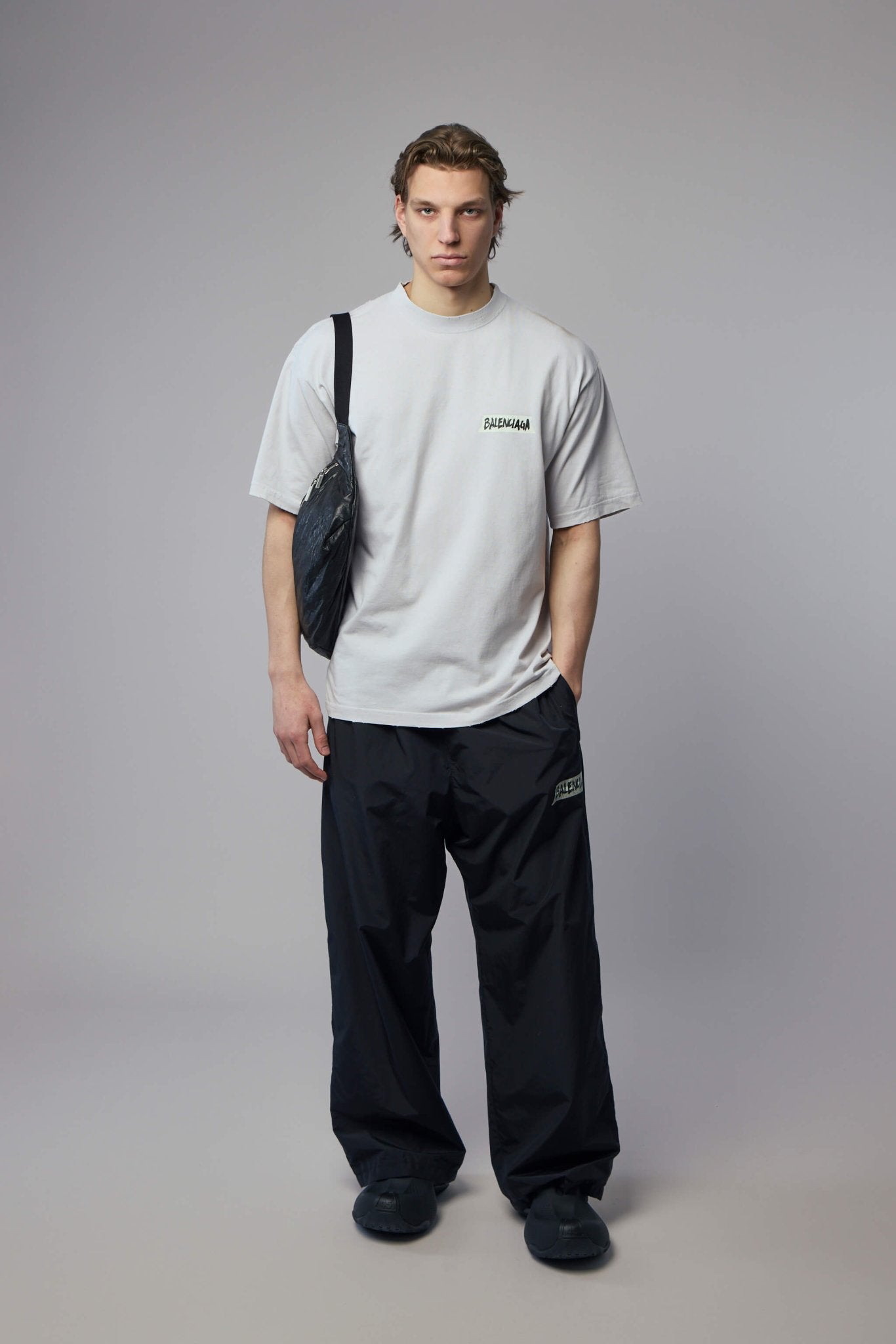 Balenciaga Track Pants - Black Cargo Style – LABELS
