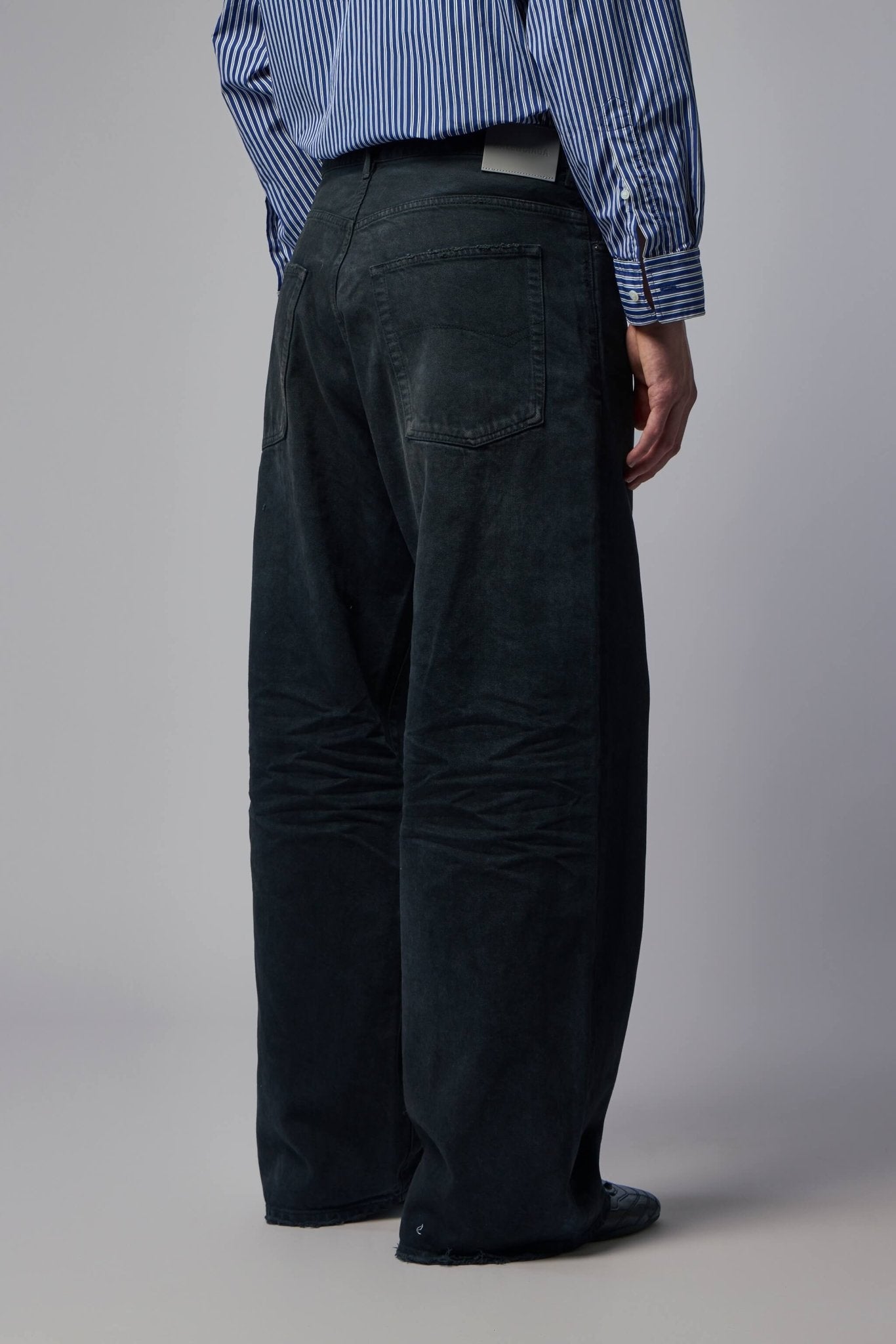Balenciaga Straight Pants Dark Brown Cotton Casual – LABELS