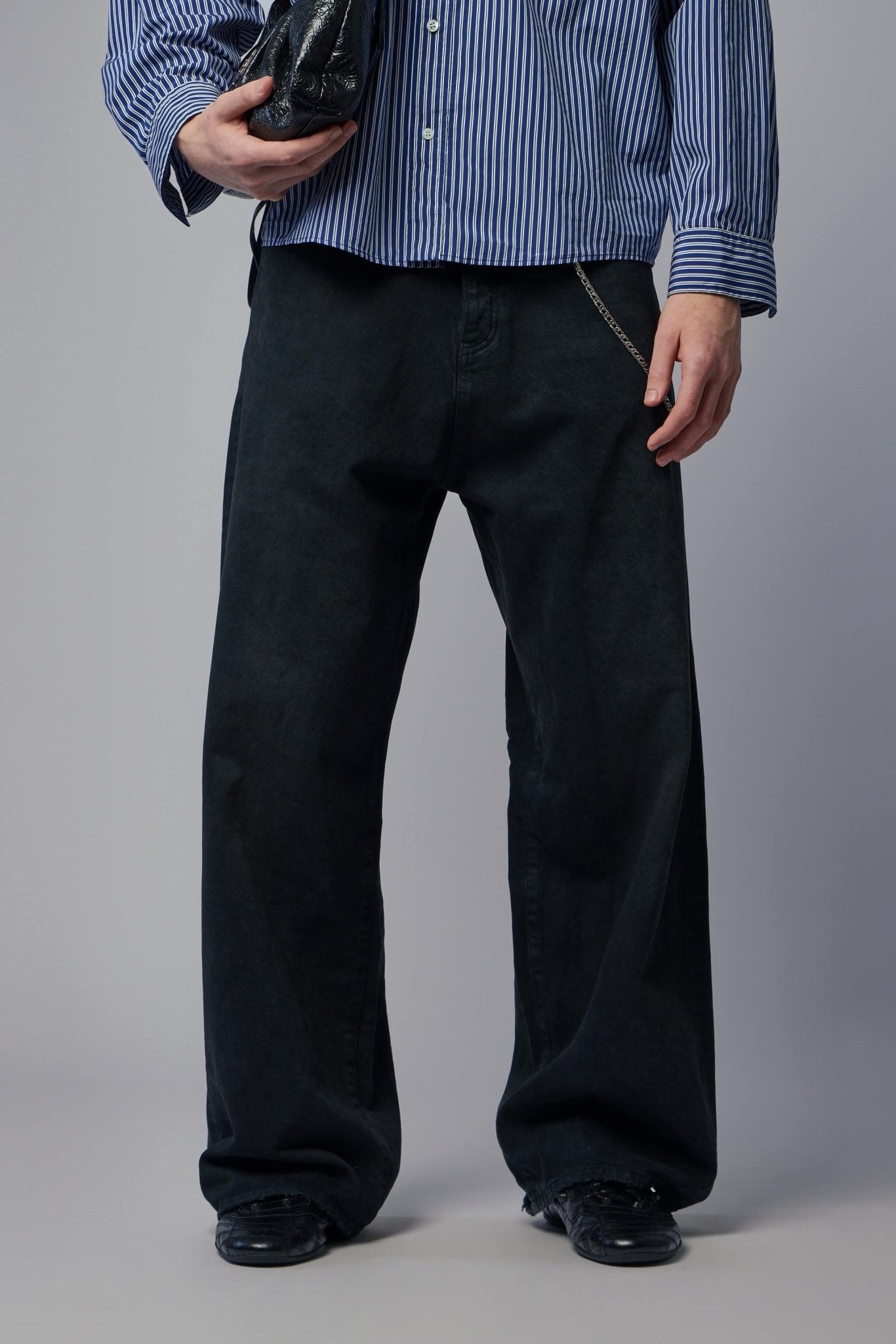 Balenciaga Straight Pants Dark Brown Cotton Casual – LABELS