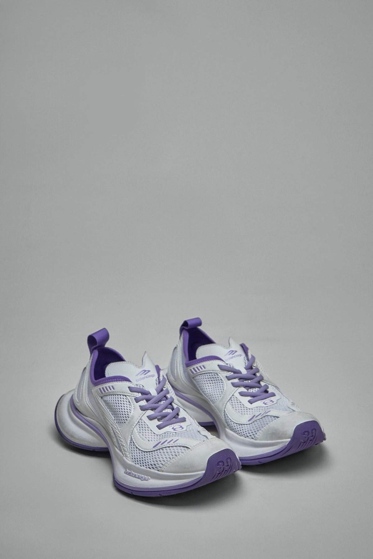 Side view of Balenciaga Circuit sneaker showing logo details