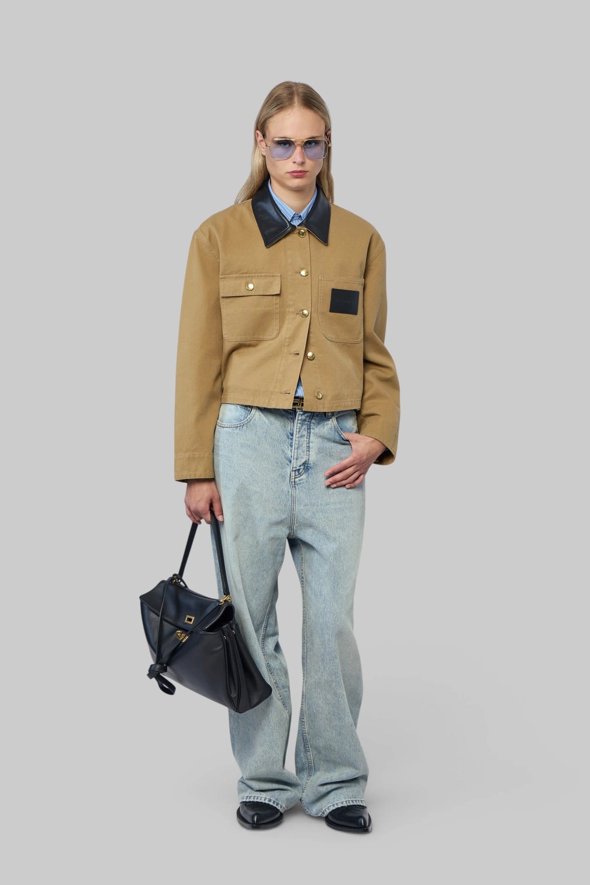 Balenciaga - Cropped Workwear Jacket - LABELS