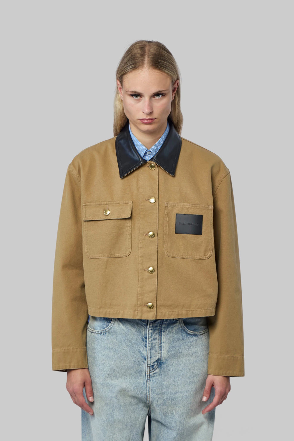 Balenciaga - Cropped Workwear Jacket - LABELS