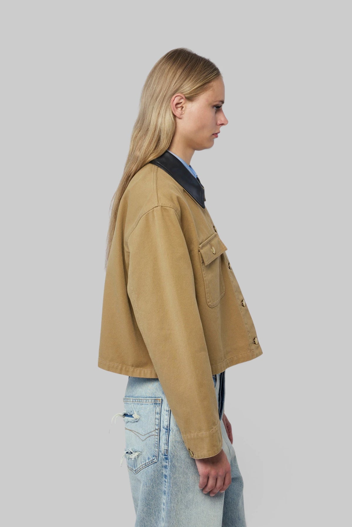 Balenciaga - Cropped Workwear Jacket - LABELS