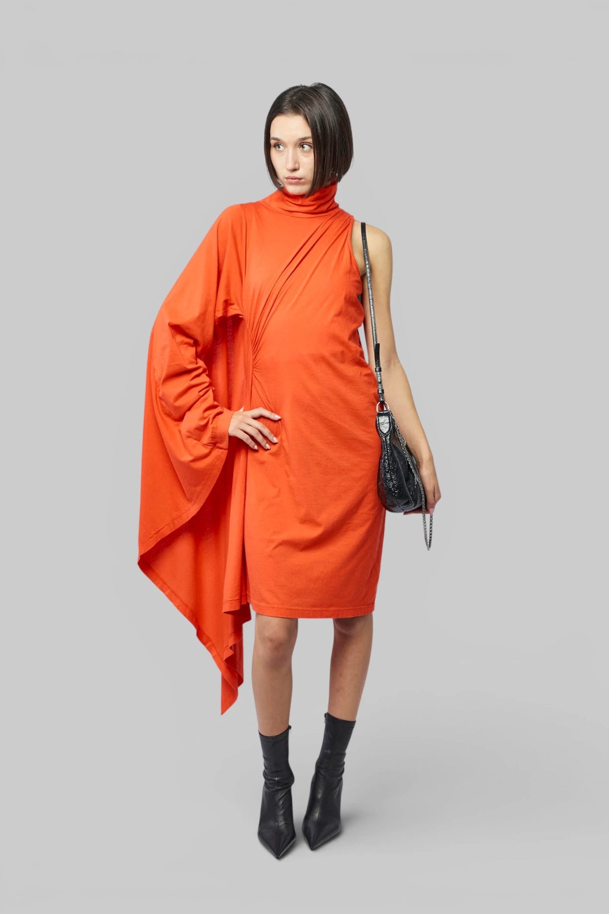 Balenciaga - Draped Midi Dress - LABELS