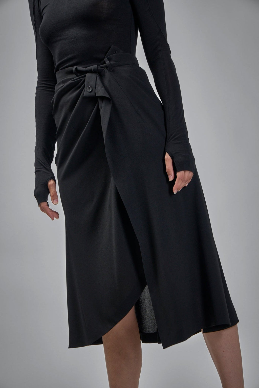 Balenciaga - Draped Tailored Skirt - LABELS