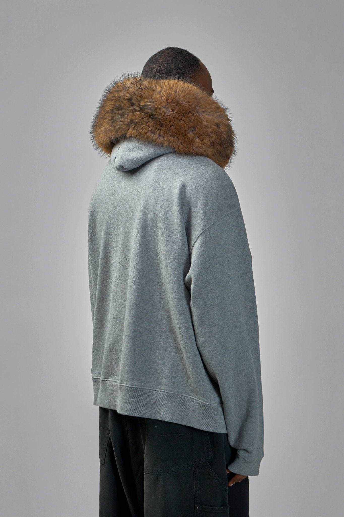 Balenciaga - Faux - Fur Zip - Up Hoodie - LABELS