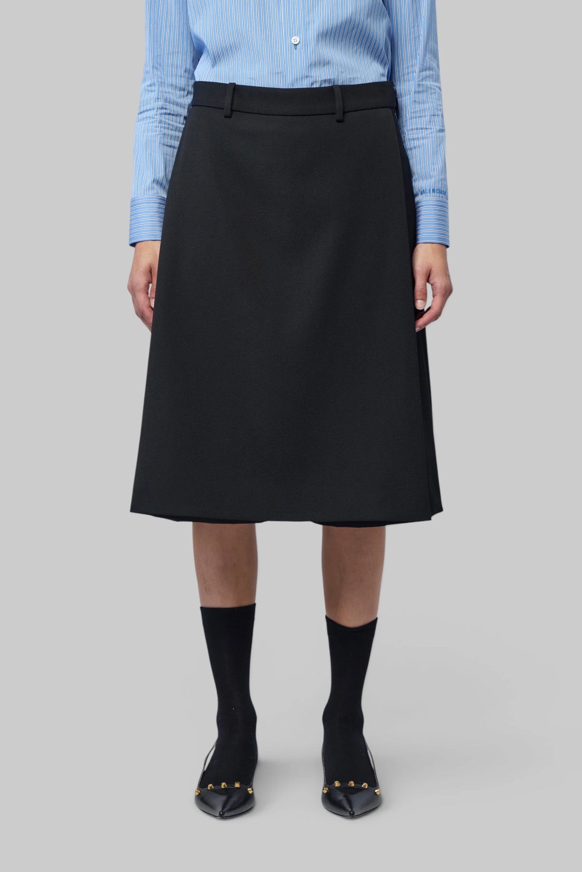 Balenciaga - Folded Midi Skirt - LABELS