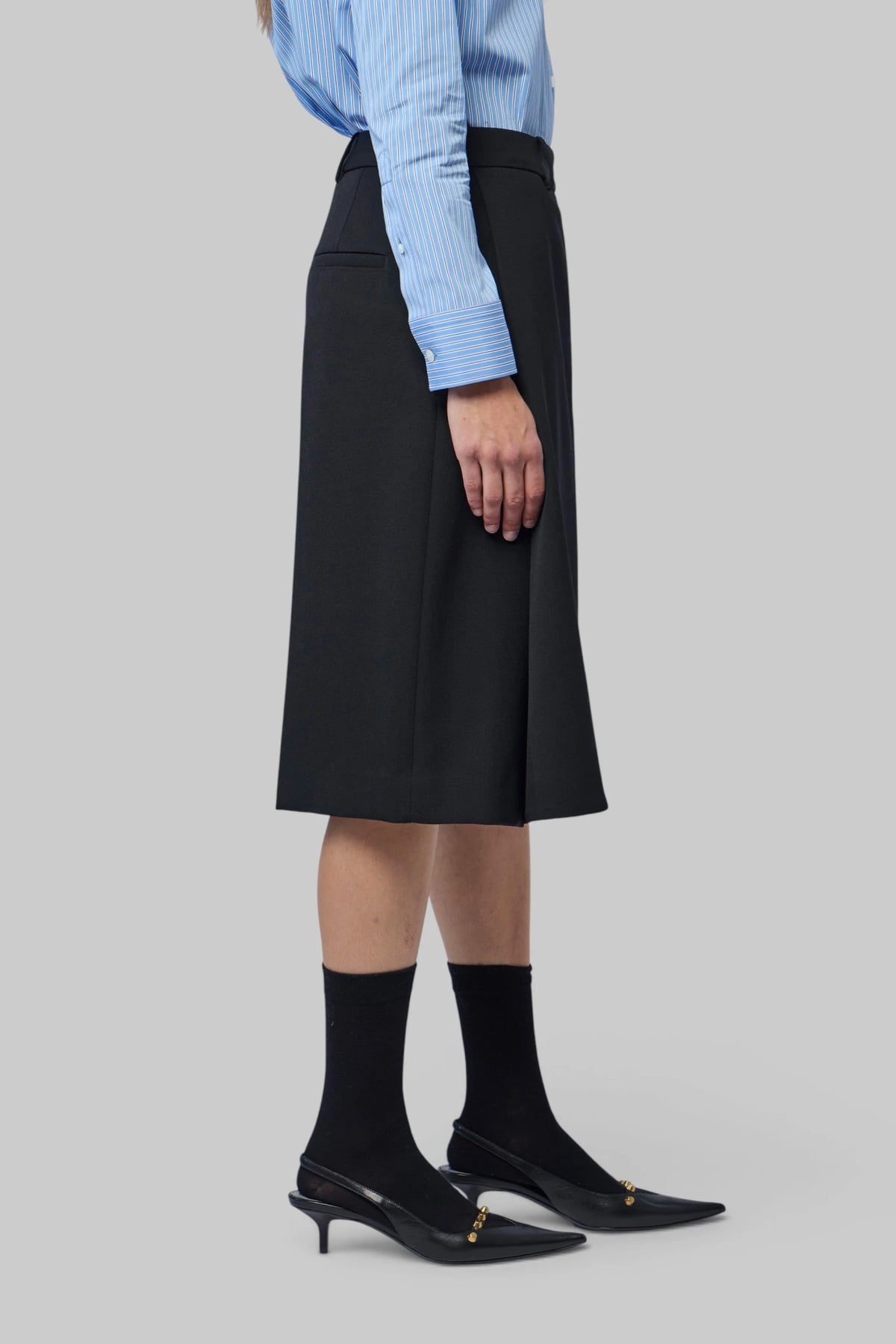 Balenciaga - Folded Midi Skirt - LABELS