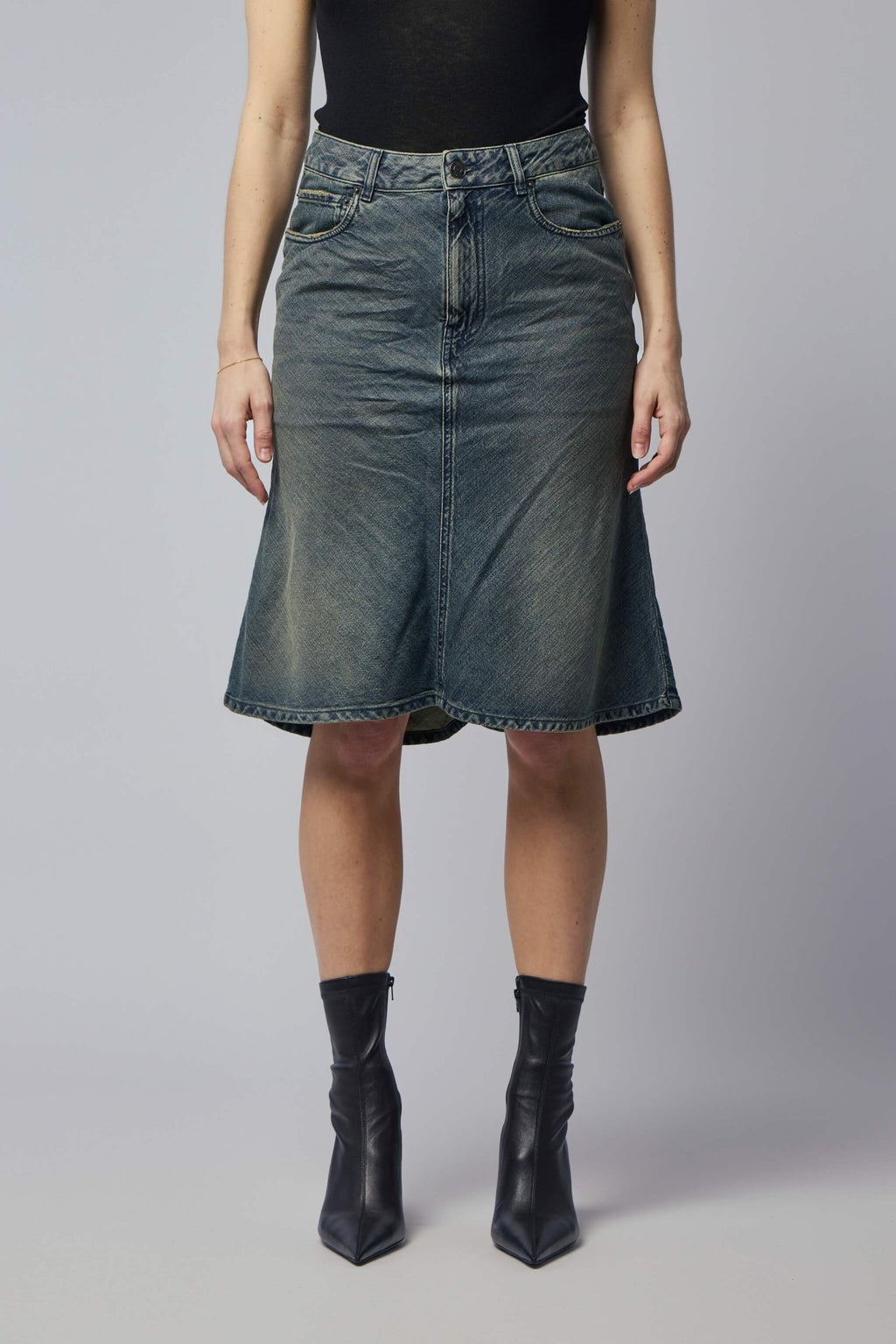 Balenciaga - Godet Midi Skirt - LABELS