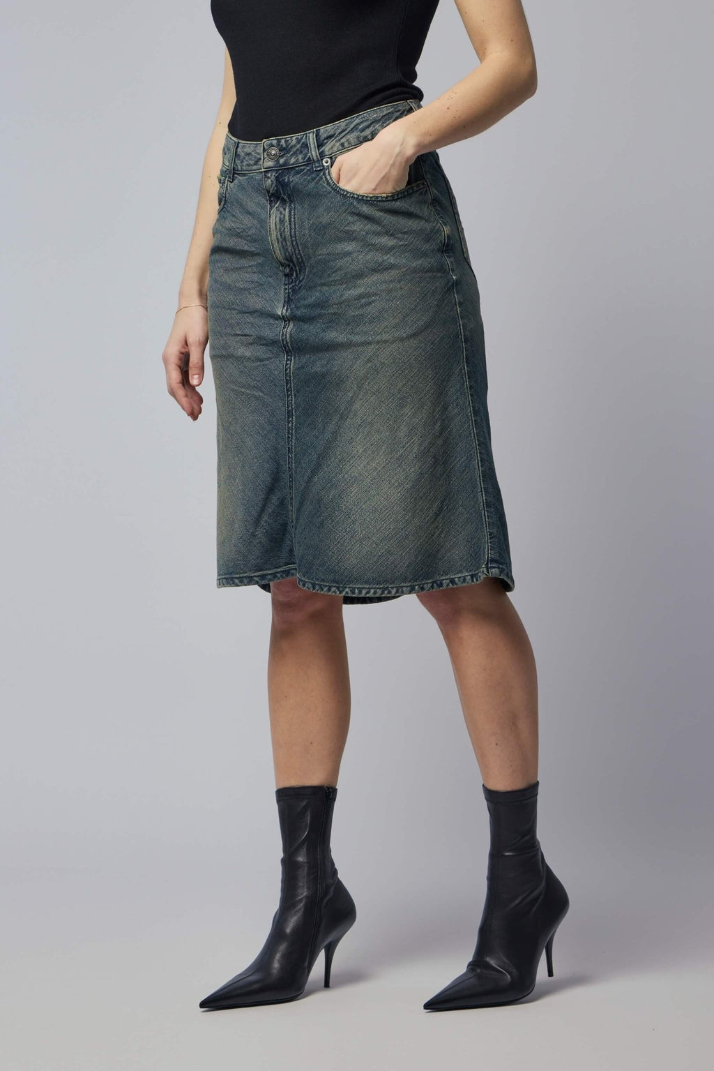 Balenciaga - Godet Midi Skirt - LABELS