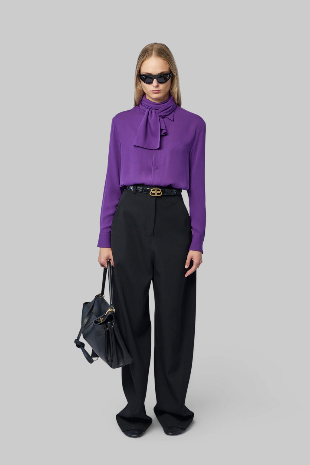 Balenciaga - High Waist Barrel Pants - LABELS