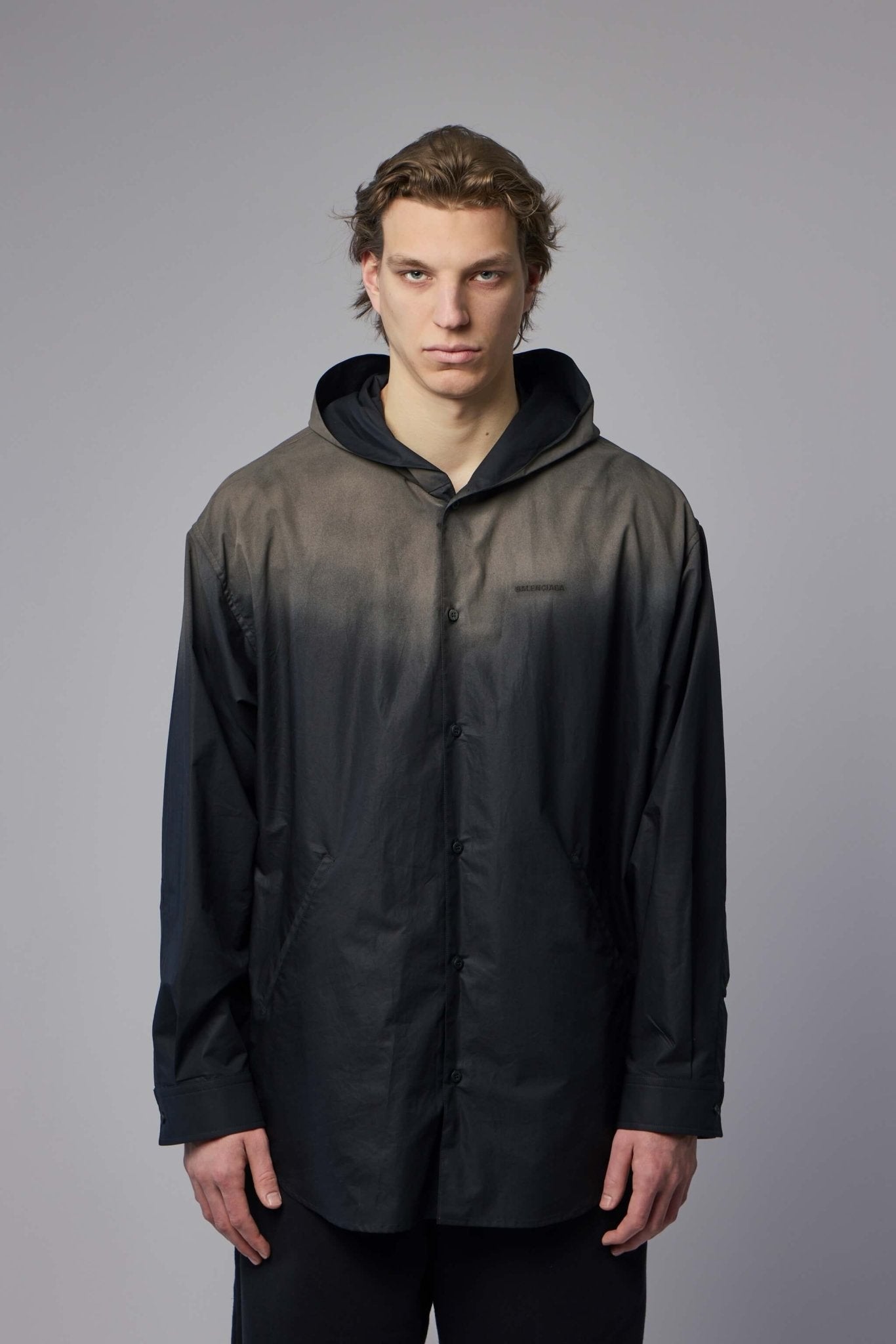 Balenciaga Shirts - Hooded Oversized Cotton Shirt – LABELS