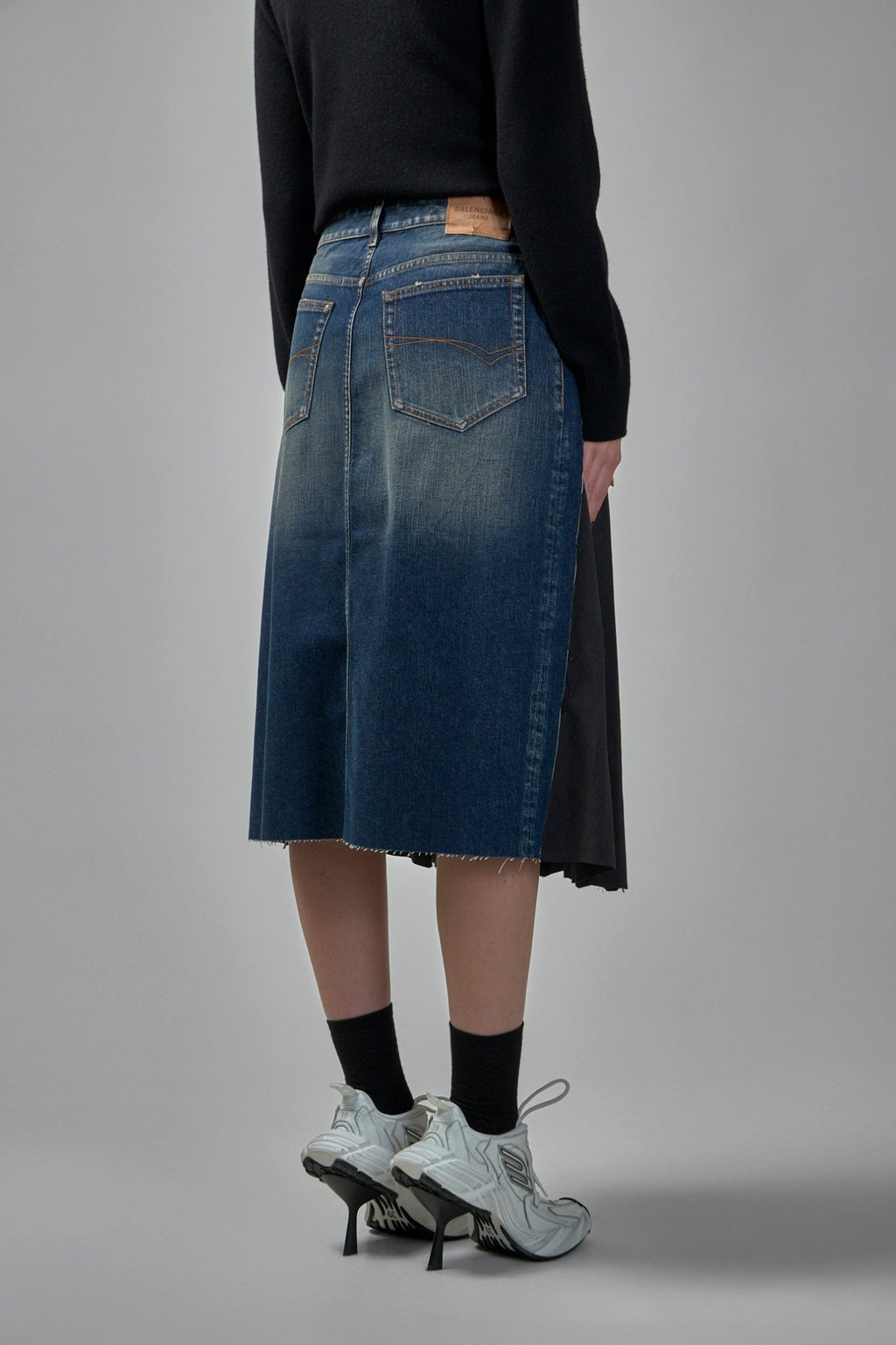 Balenciaga - Hybrid Pleated Skirt - LABELS