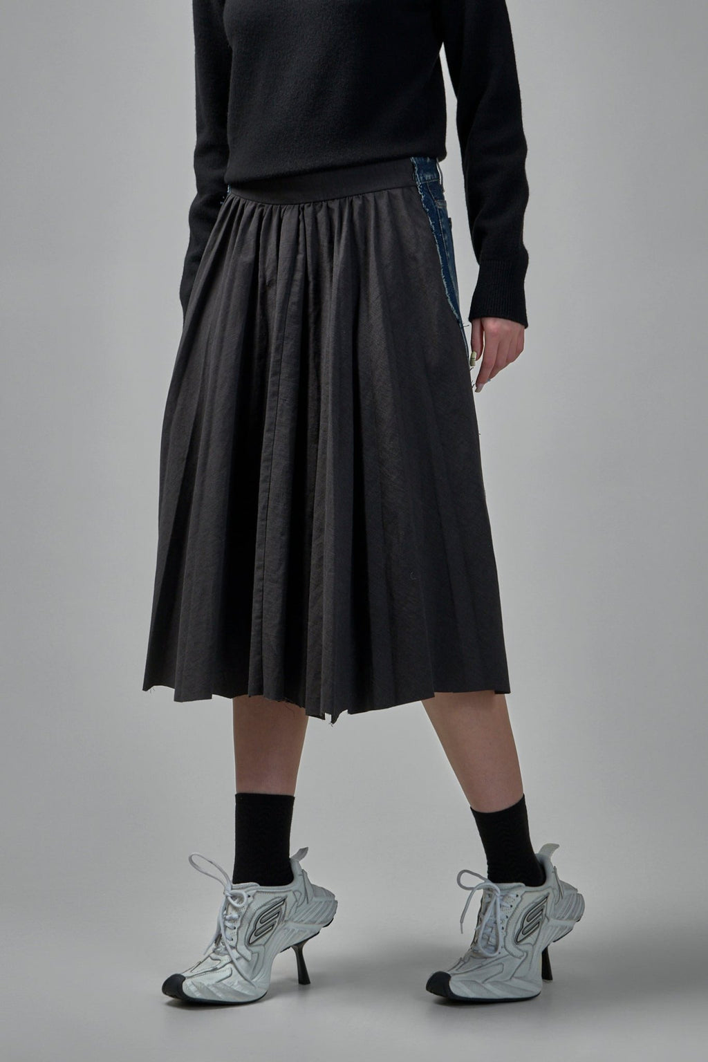 Balenciaga - Hybrid Pleated Skirt - LABELS